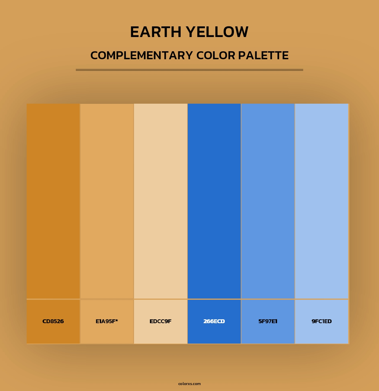 Earth Yellow - Complementary Color Palette