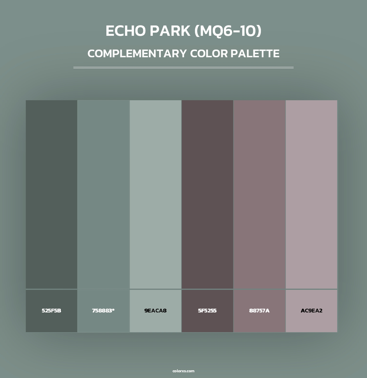 Echo Park (MQ6-10) - Complementary Color Palette