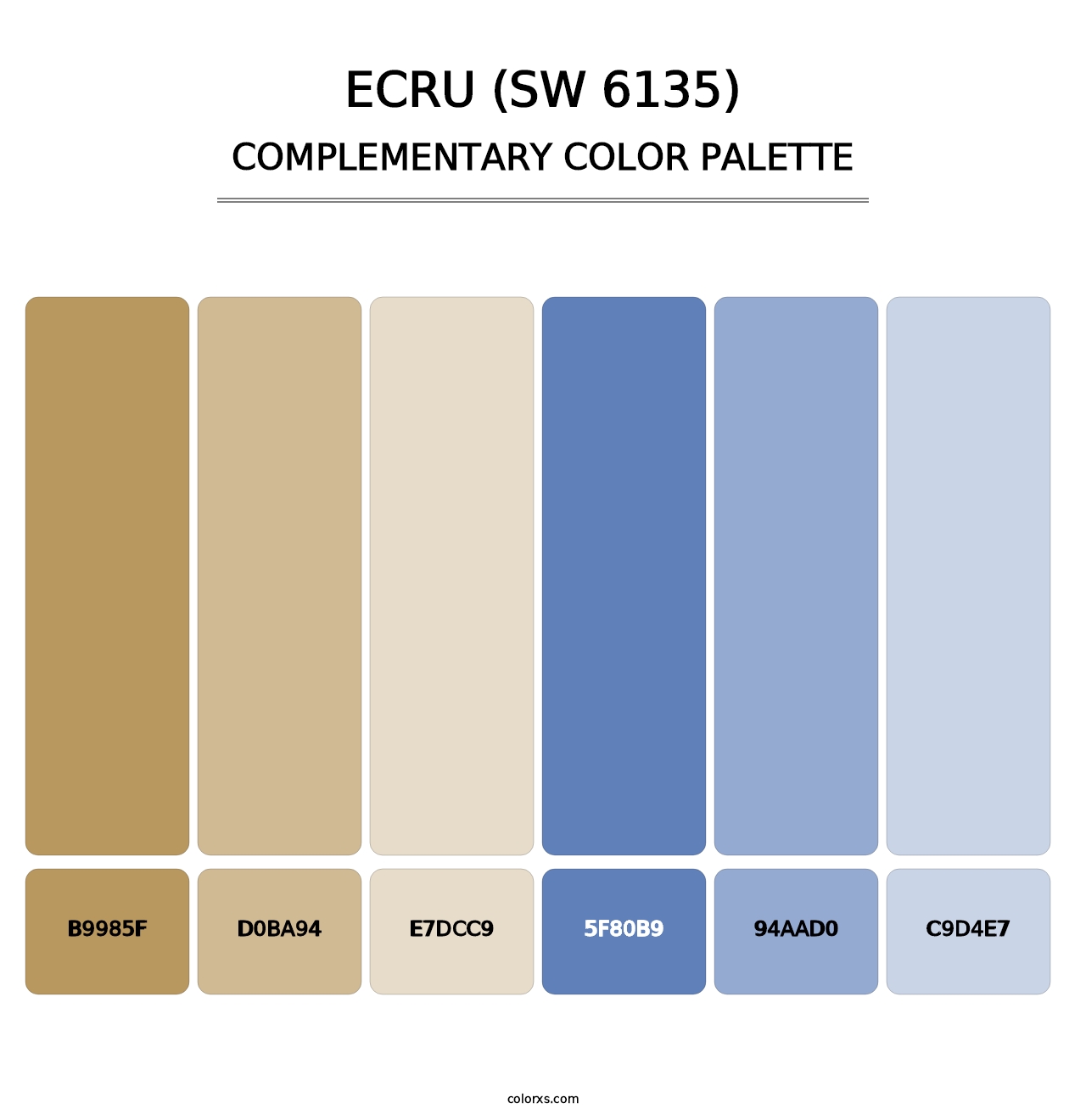 Ecru (SW 6135) - Complementary Color Palette