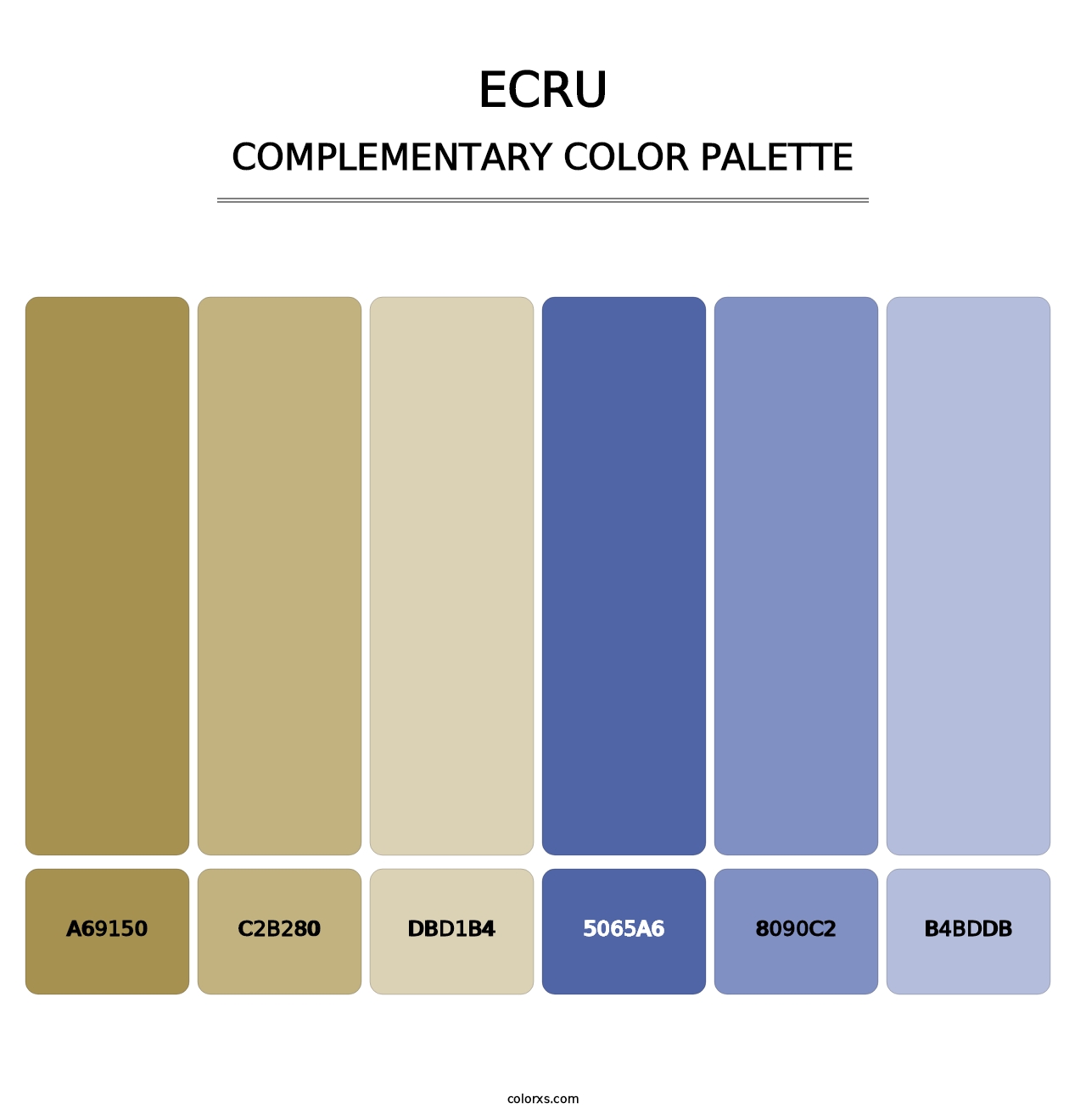 Ecru - Complementary Color Palette