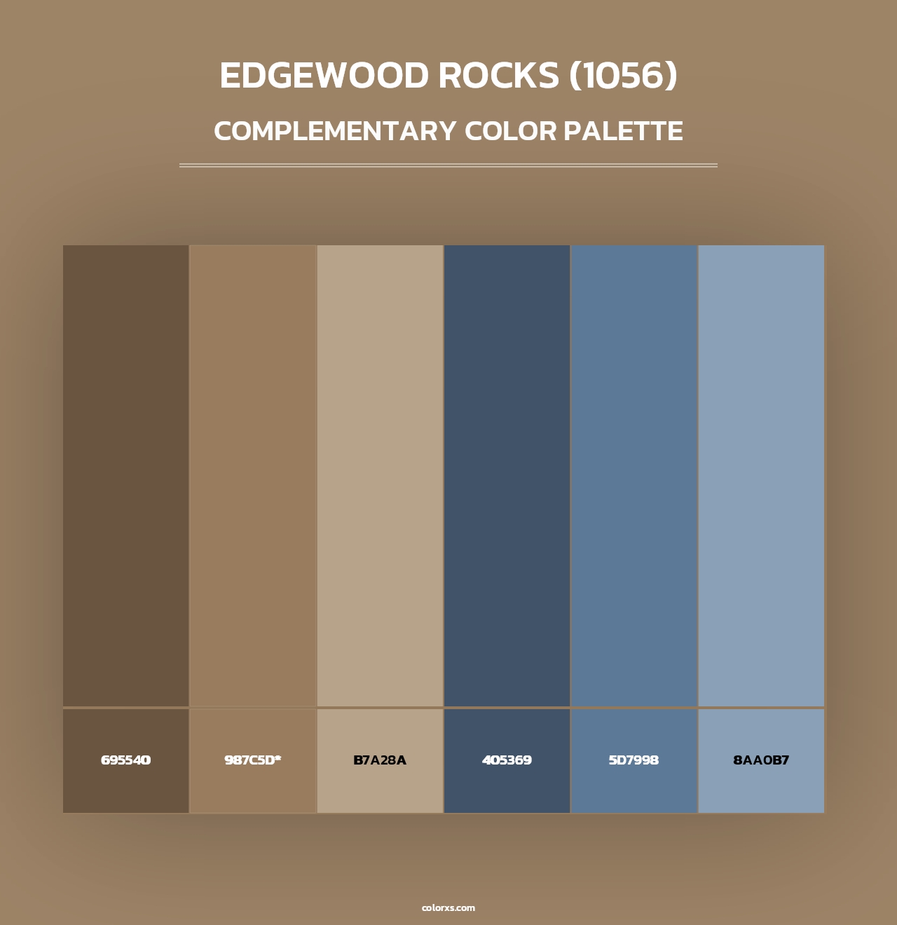 Edgewood Rocks (1056) - Complementary Color Palette