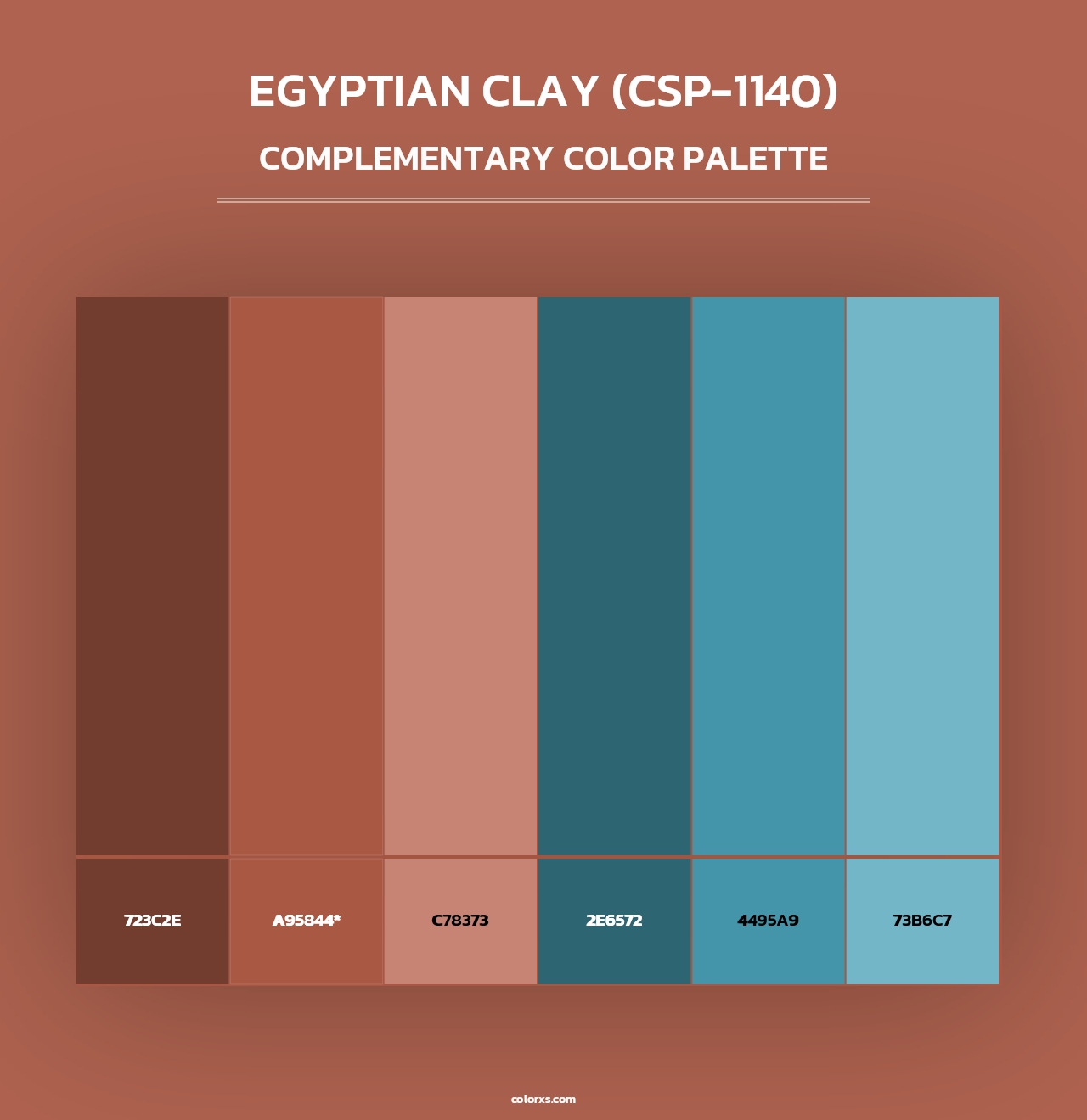 Egyptian Clay (CSP-1140) - Complementary Color Palette