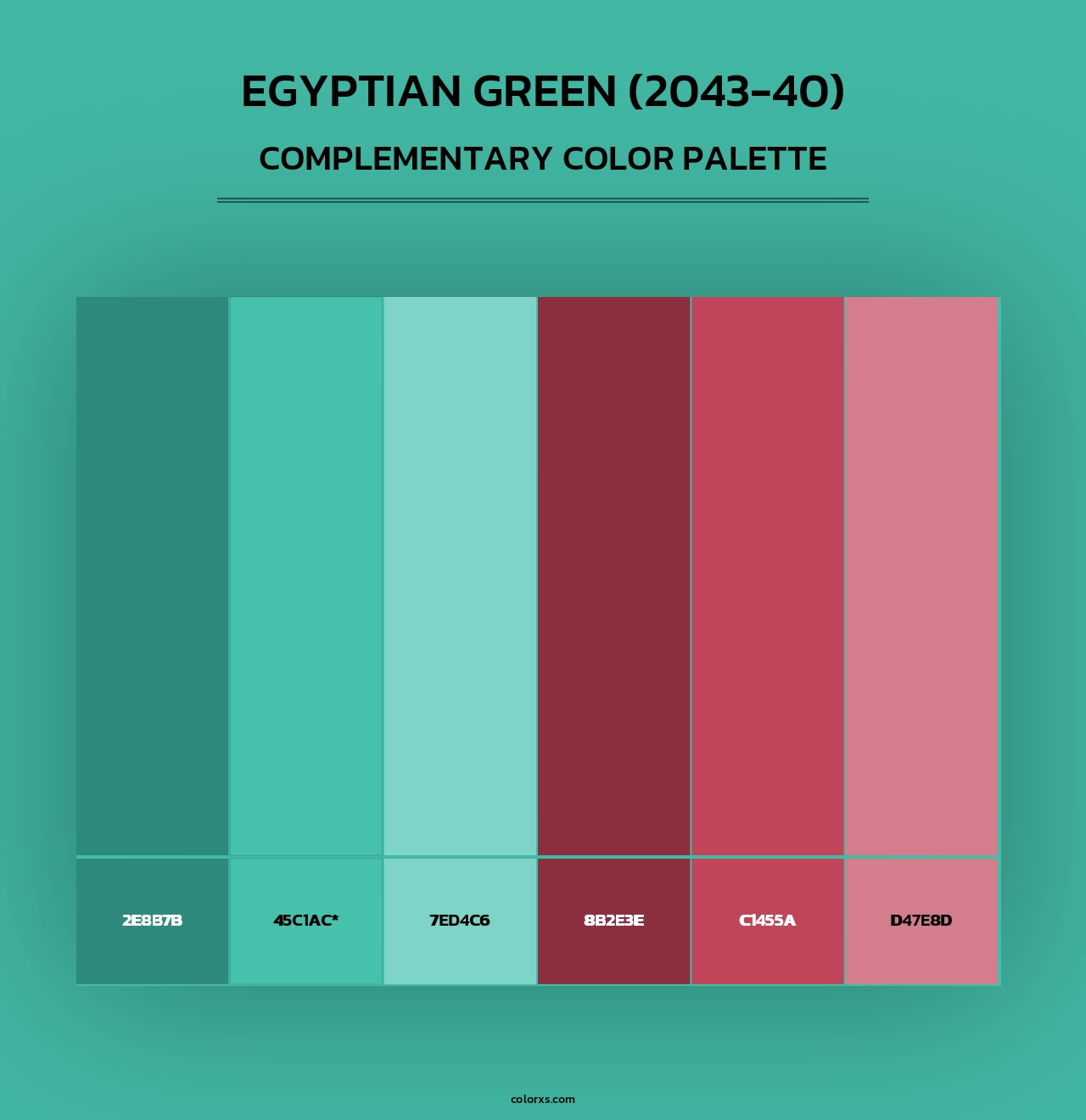 Egyptian Green (2043-40) - Complementary Color Palette