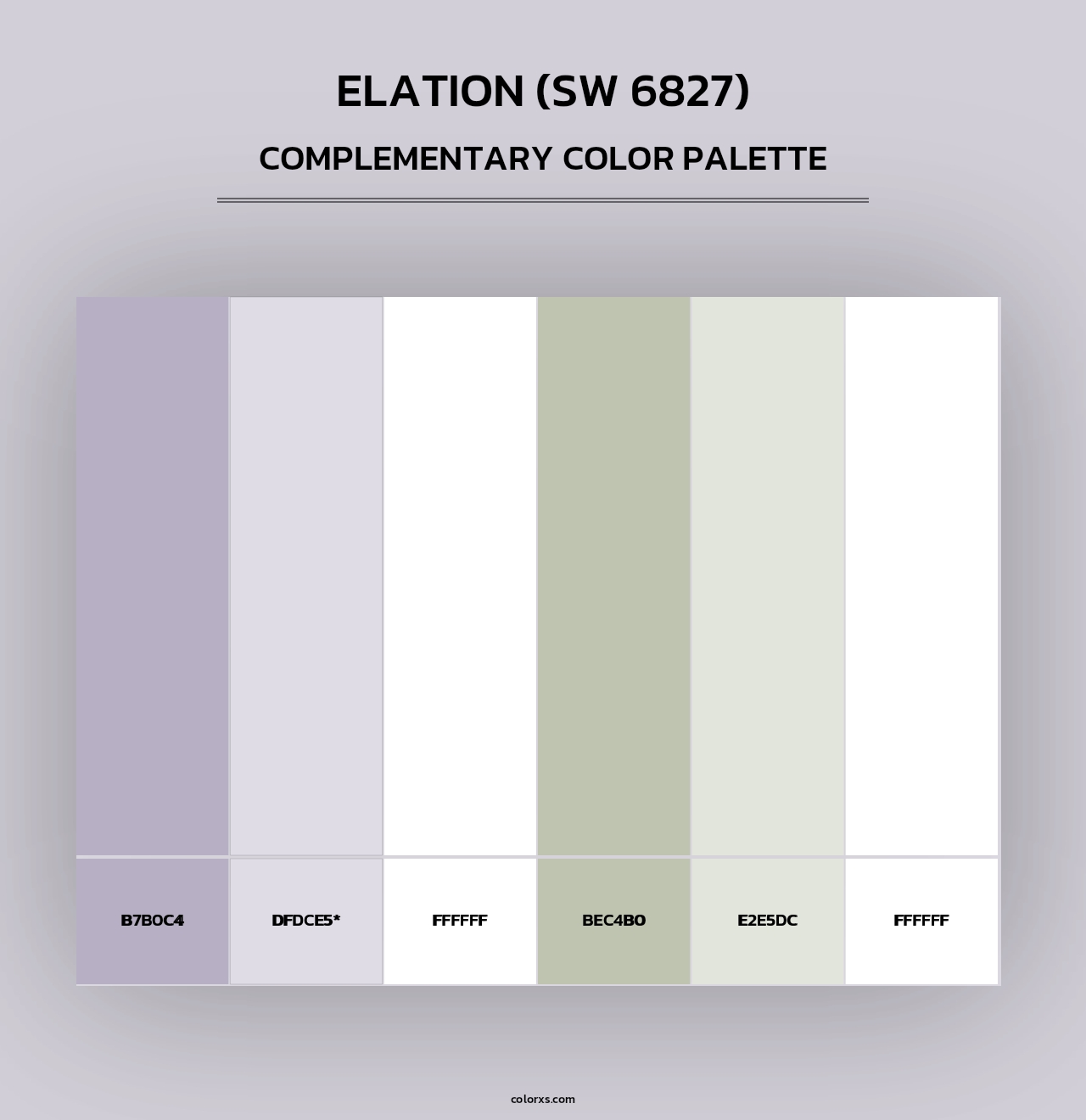 Elation (SW 6827) - Complementary Color Palette