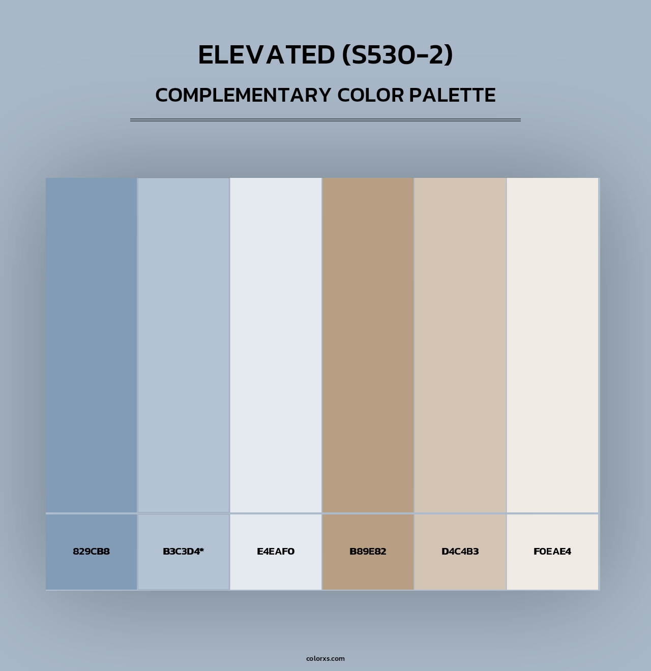 Elevated (S530-2) - Complementary Color Palette
