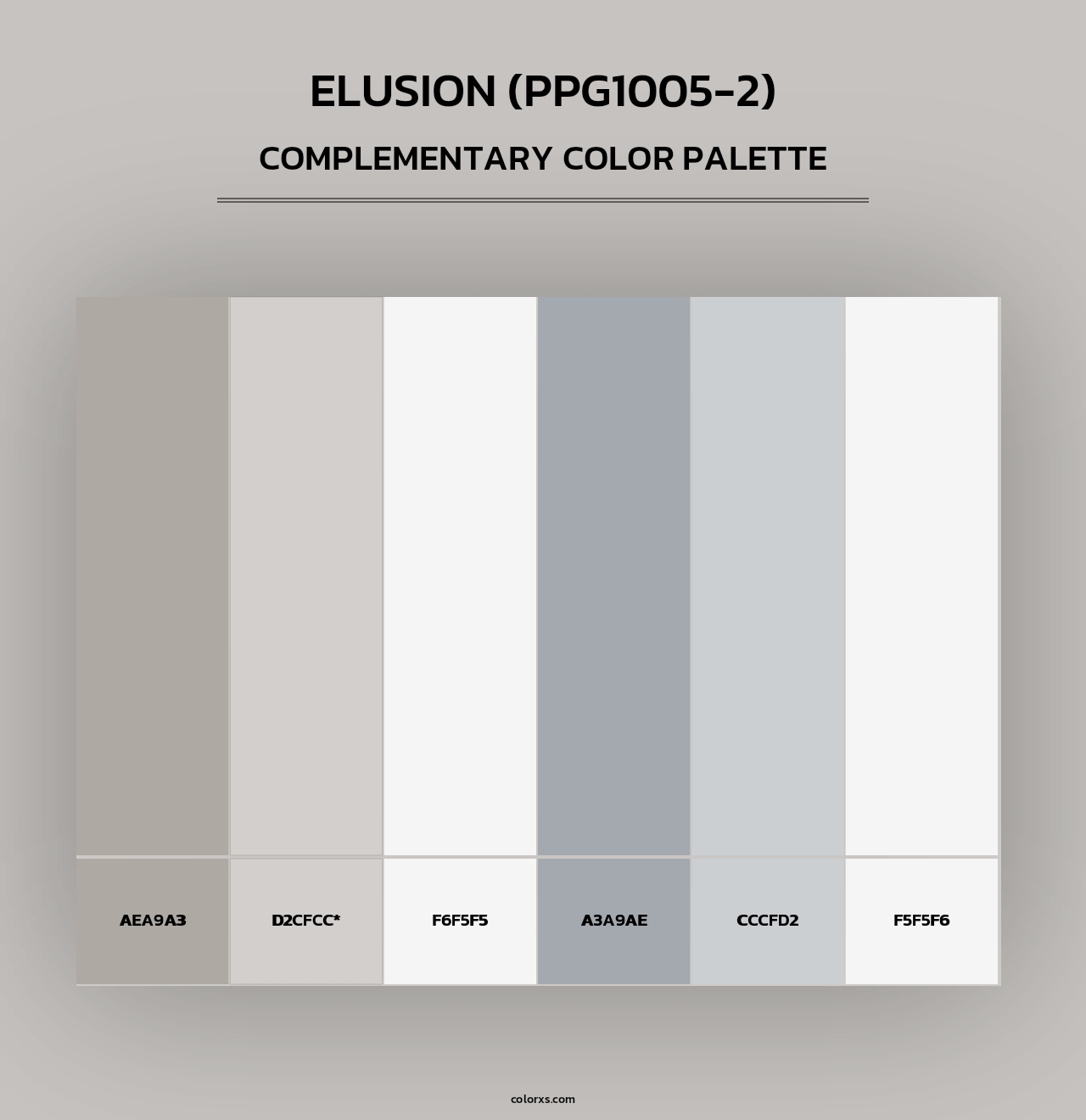 Elusion (PPG1005-2) - Complementary Color Palette