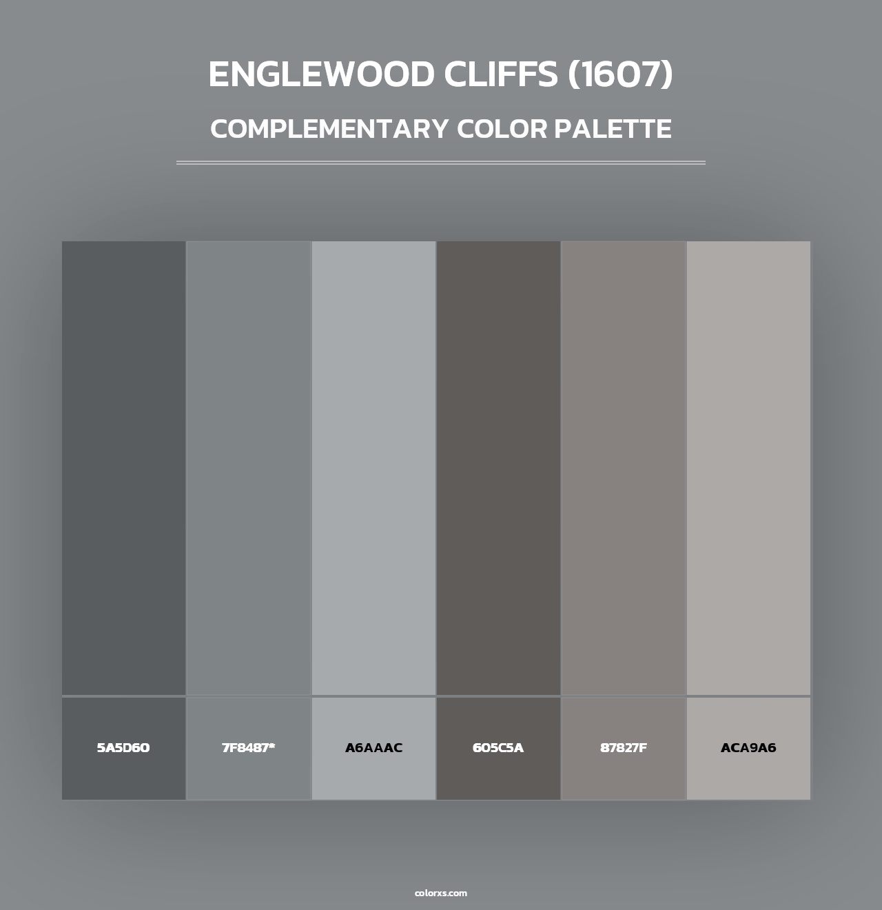 Englewood Cliffs (1607) - Complementary Color Palette