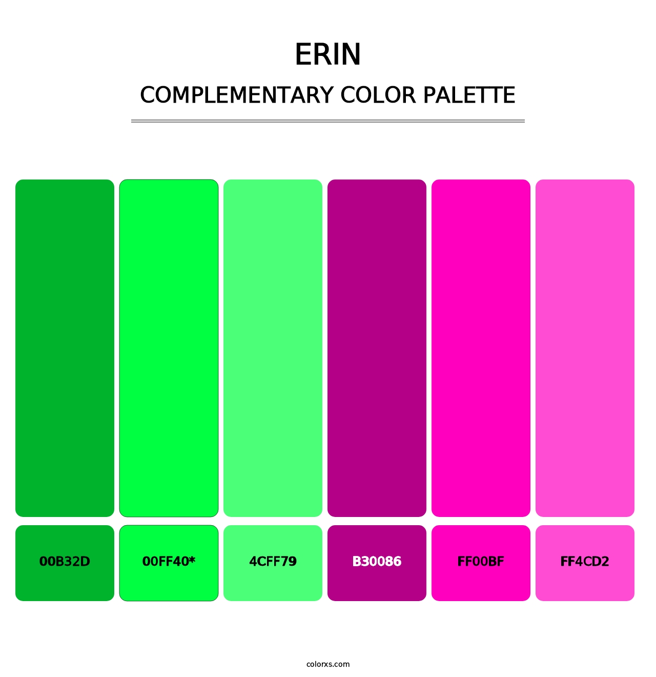 Erin - Complementary Color Palette