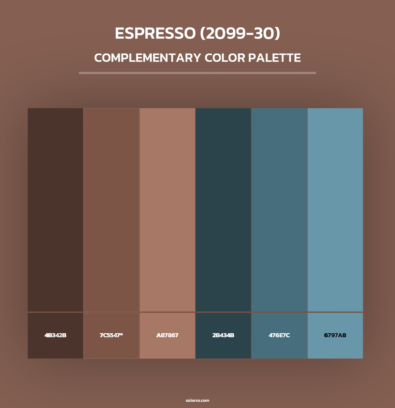 Espresso (2099-30) - Complementary Color Palette