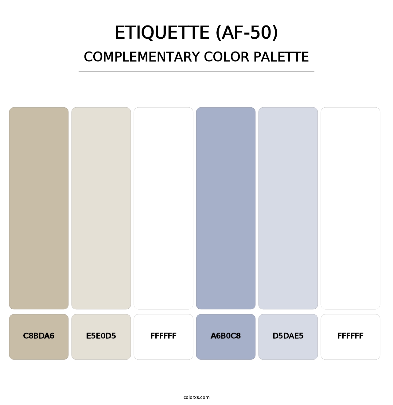 Etiquette (AF-50) - Complementary Color Palette