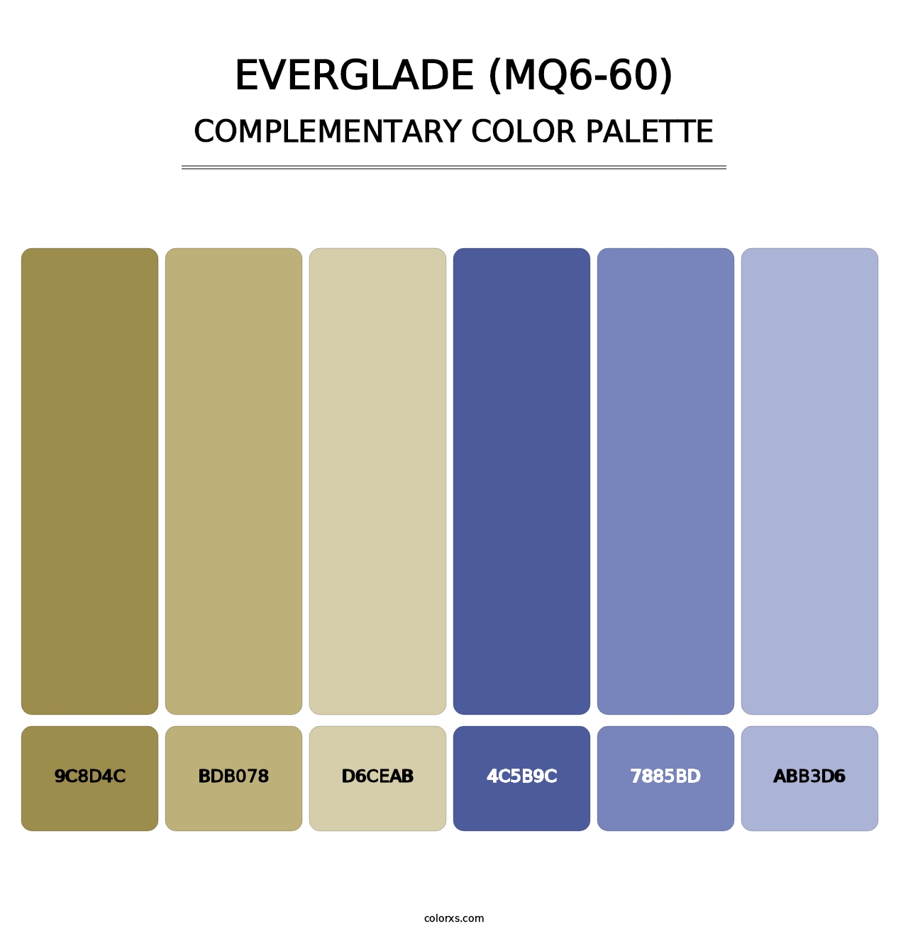 Everglade (MQ6-60) - Complementary Color Palette