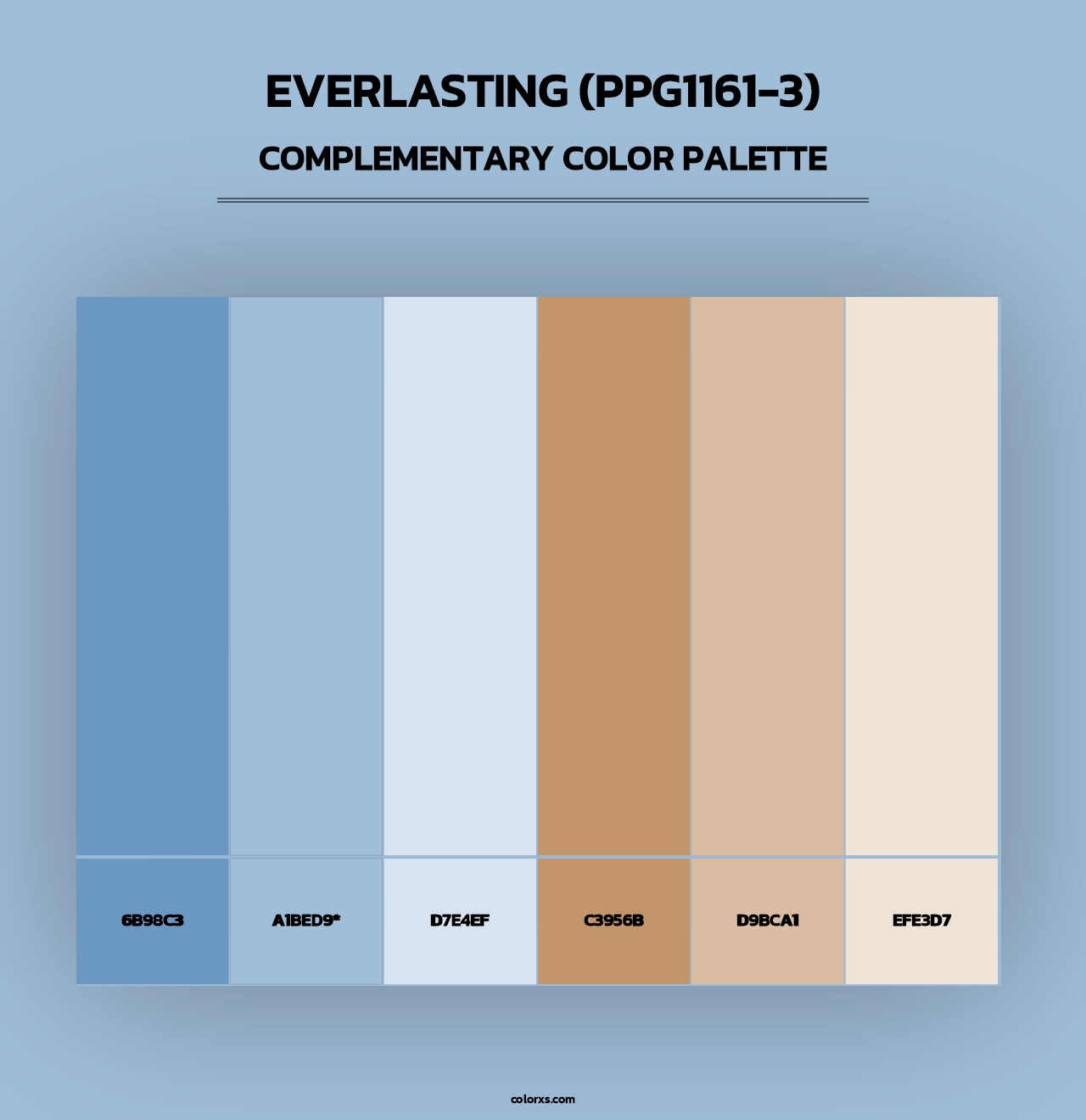 Everlasting (PPG1161-3) - Complementary Color Palette