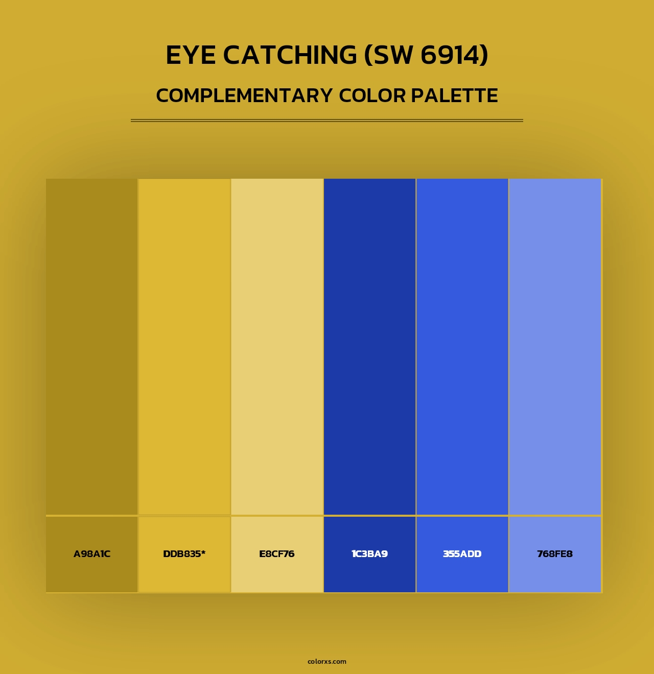 Eye Catching (SW 6914) - Complementary Color Palette