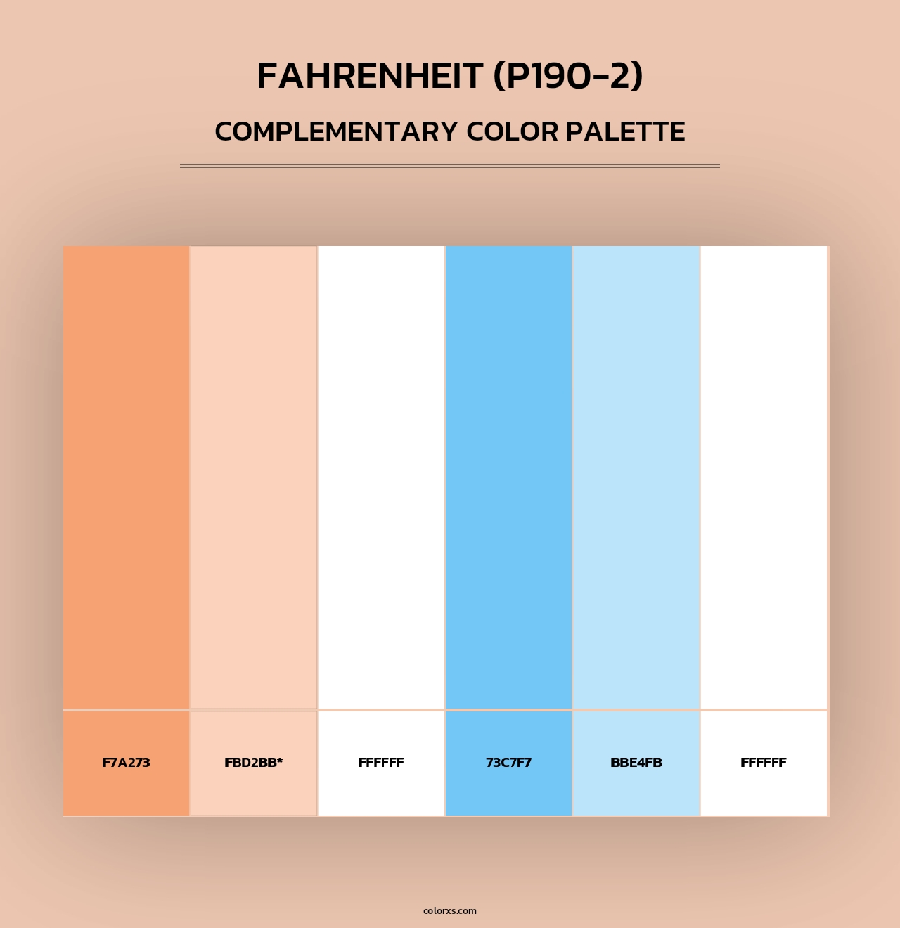 Fahrenheit (P190-2) - Complementary Color Palette