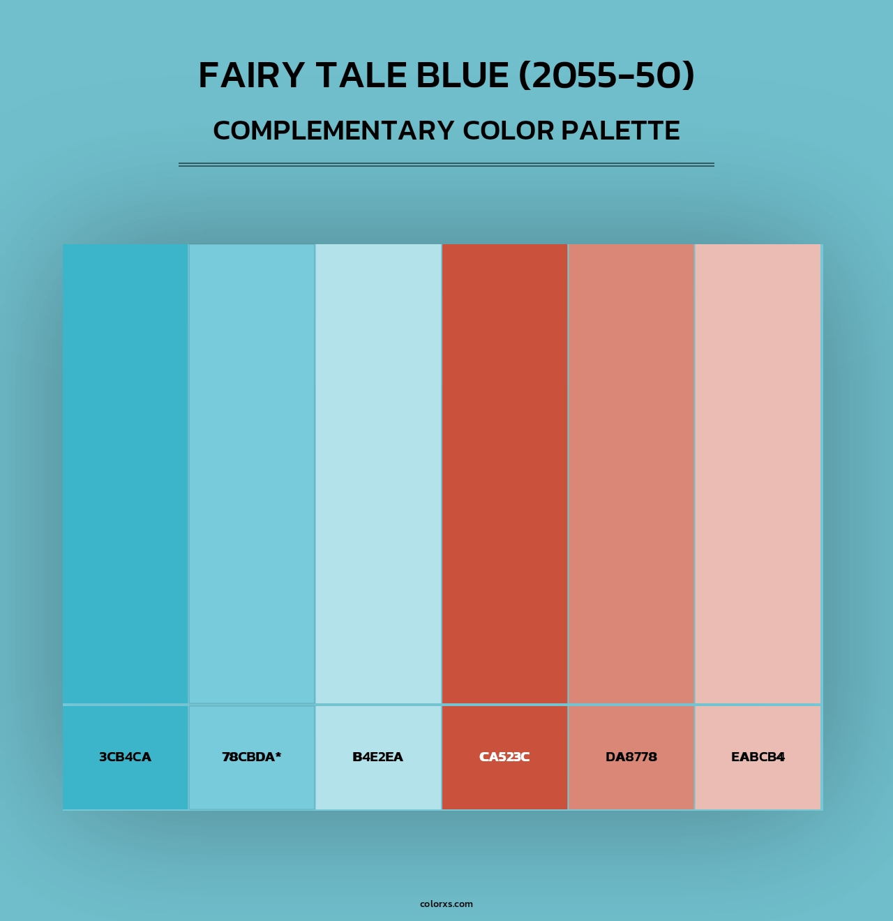 Fairy Tale Blue (2055-50) - Complementary Color Palette