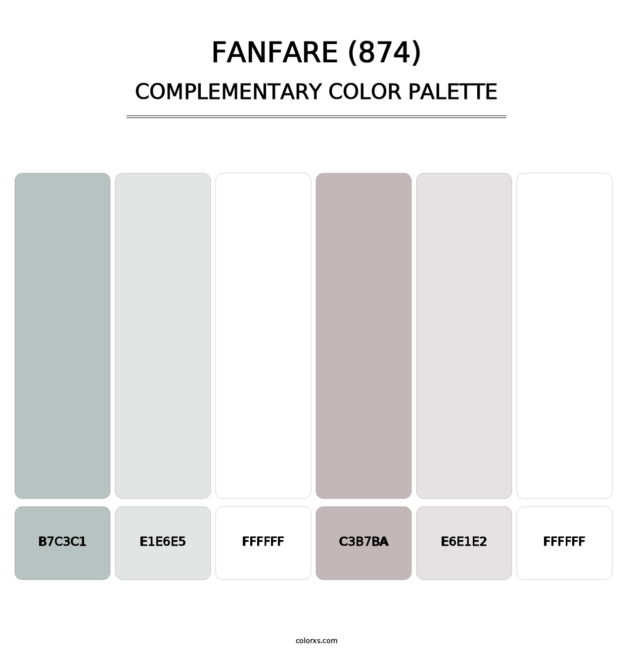 Fanfare (874) - Complementary Color Palette