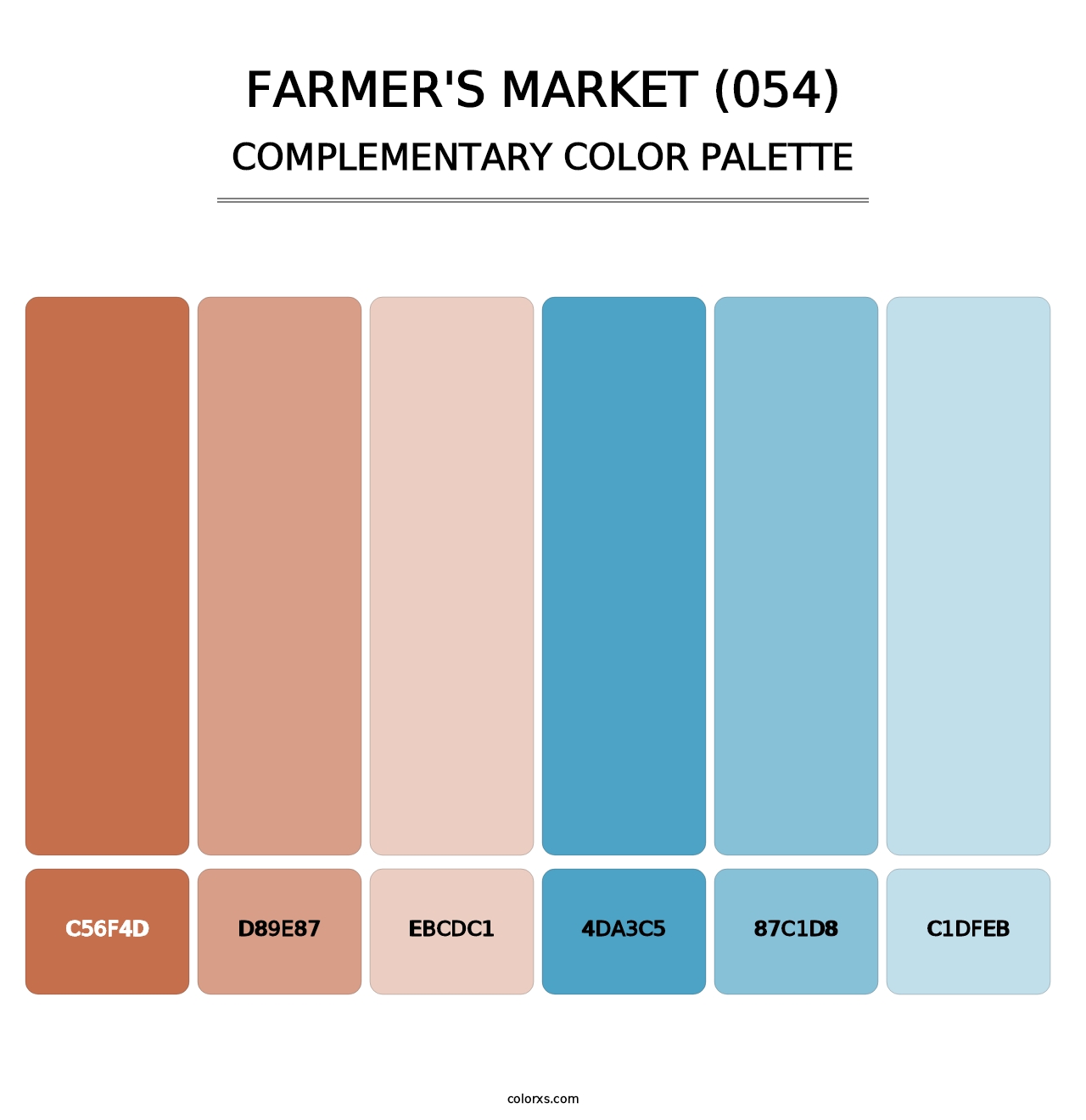 Farmer's Market (054) - Complementary Color Palette