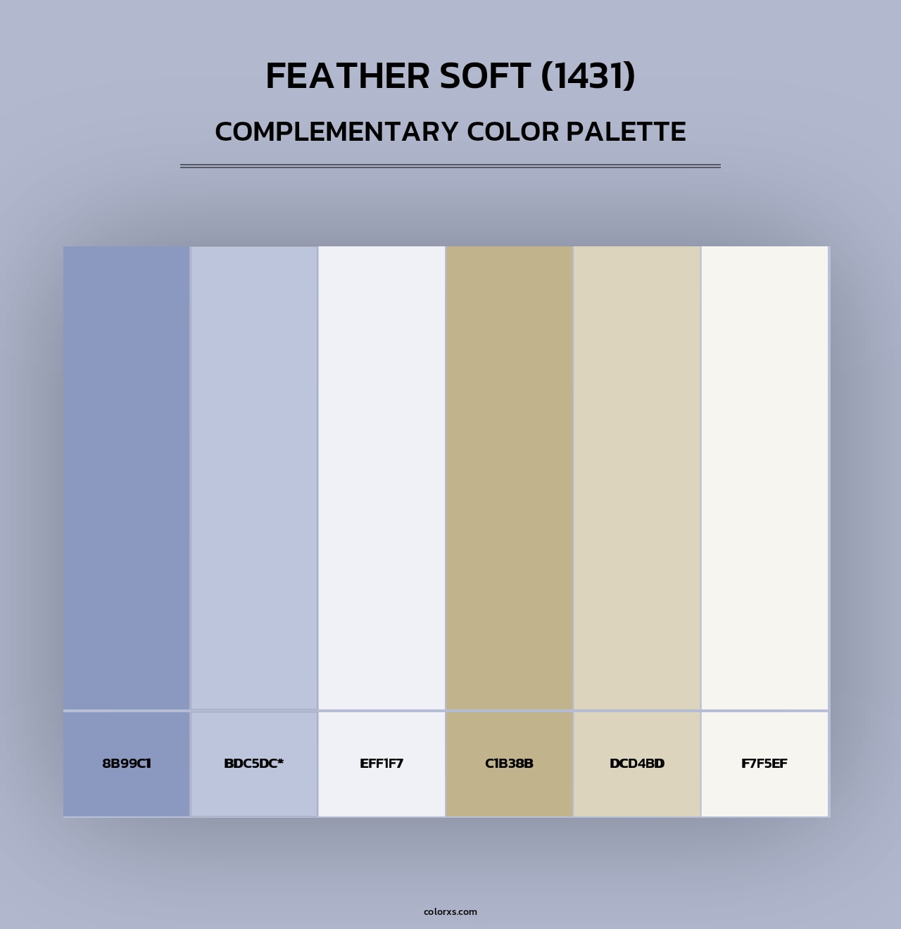 Feather Soft (1431) - Complementary Color Palette