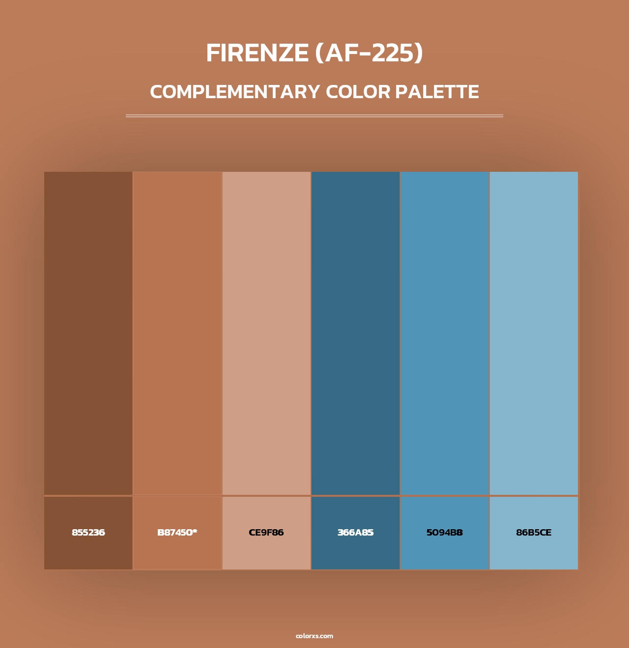 Firenze (AF-225) - Complementary Color Palette