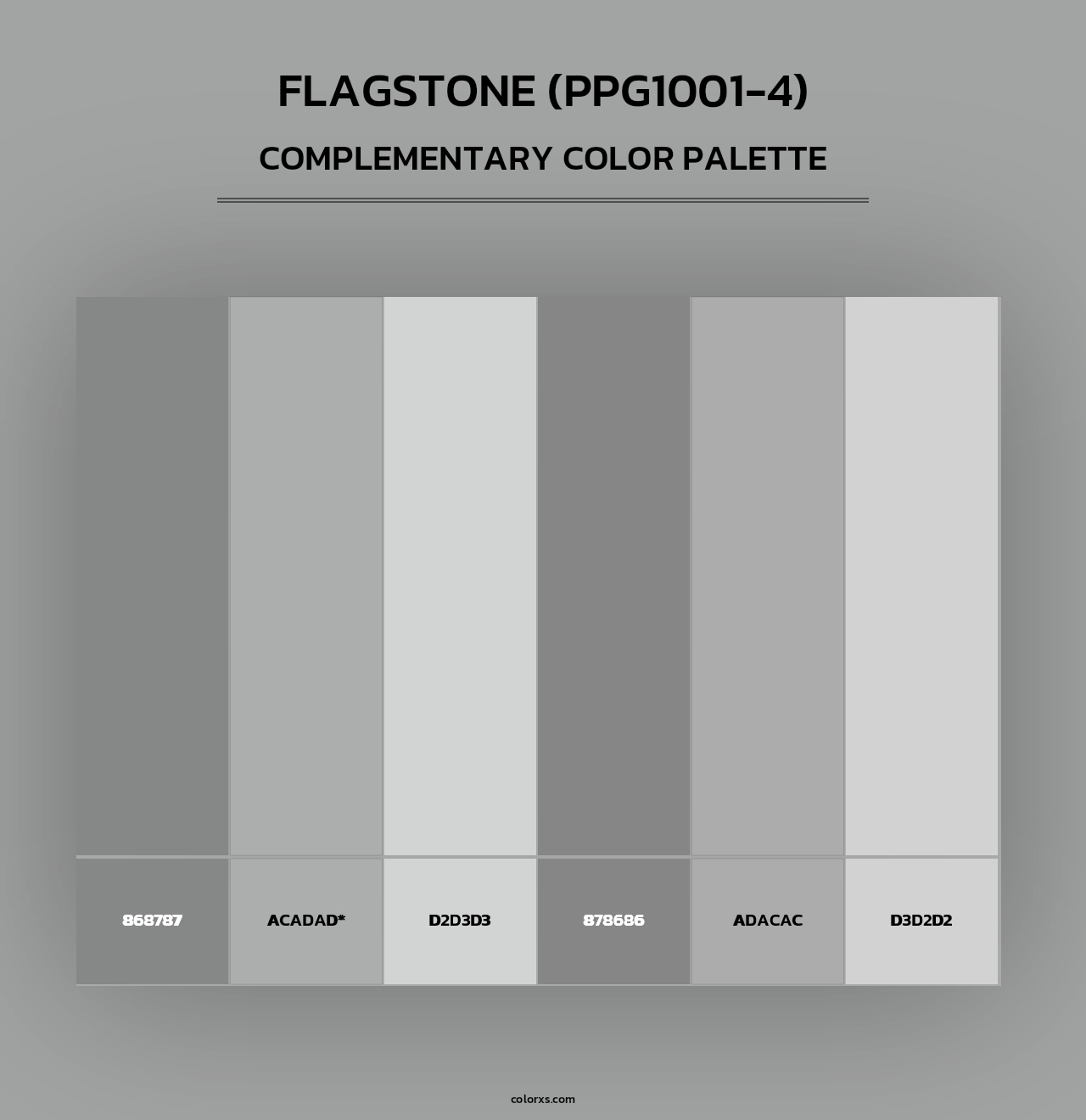 Flagstone (PPG1001-4) - Complementary Color Palette