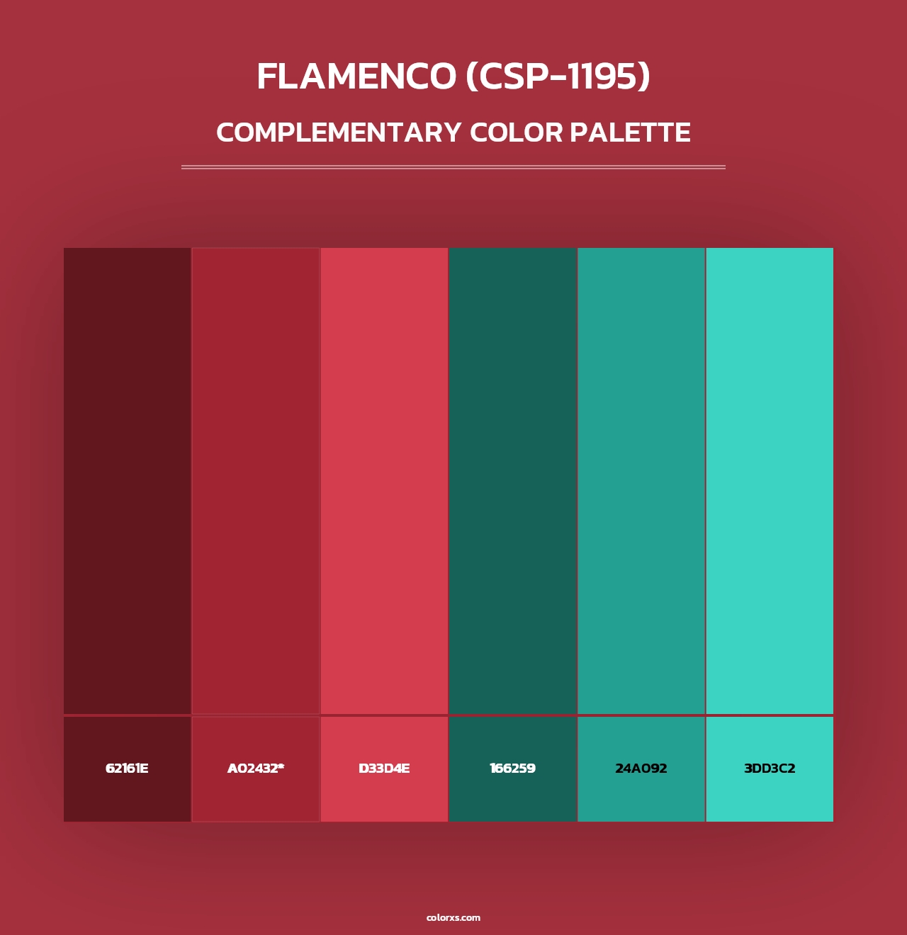 Flamenco (CSP-1195) - Complementary Color Palette