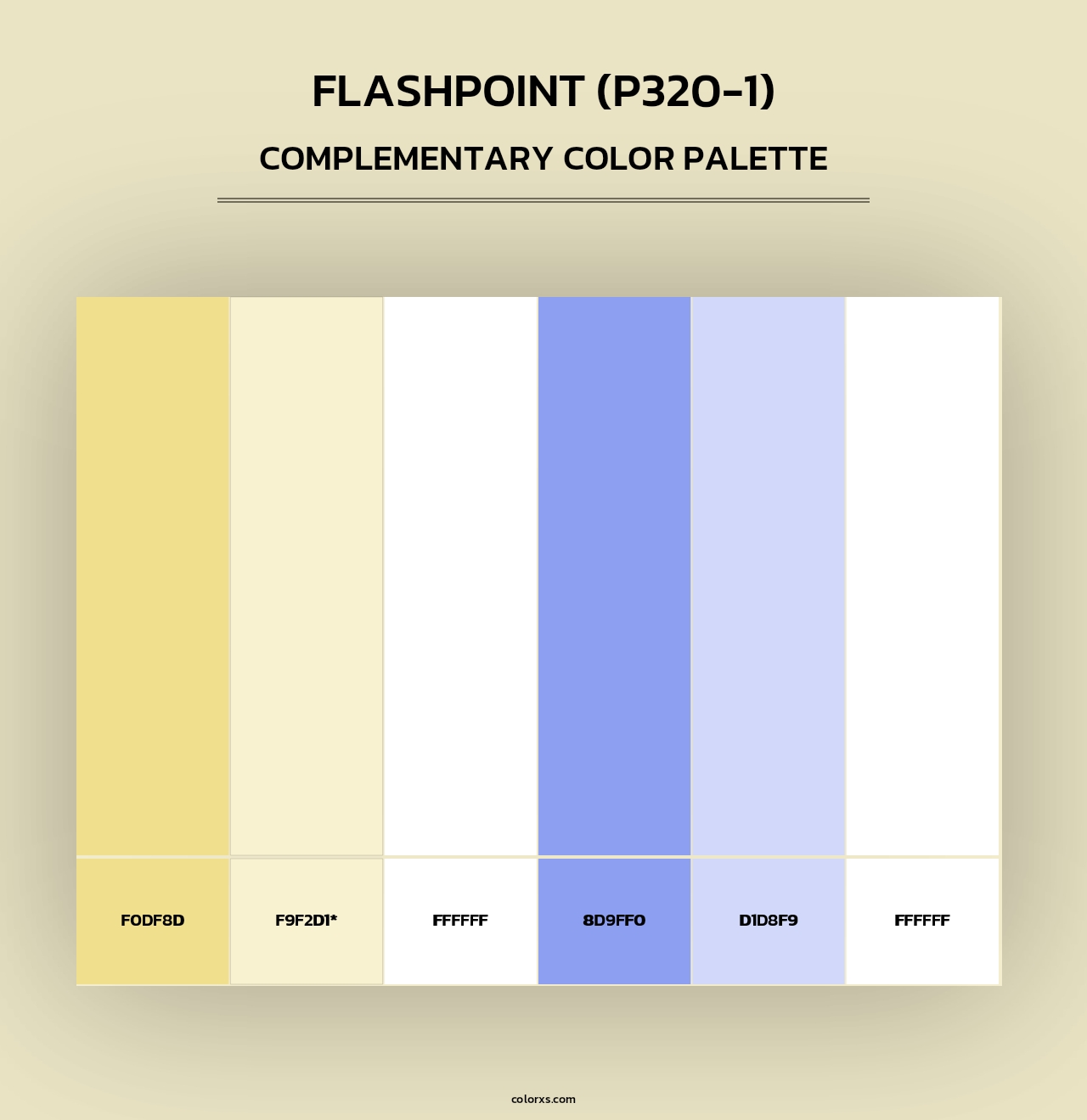 Flashpoint (P320-1) - Complementary Color Palette