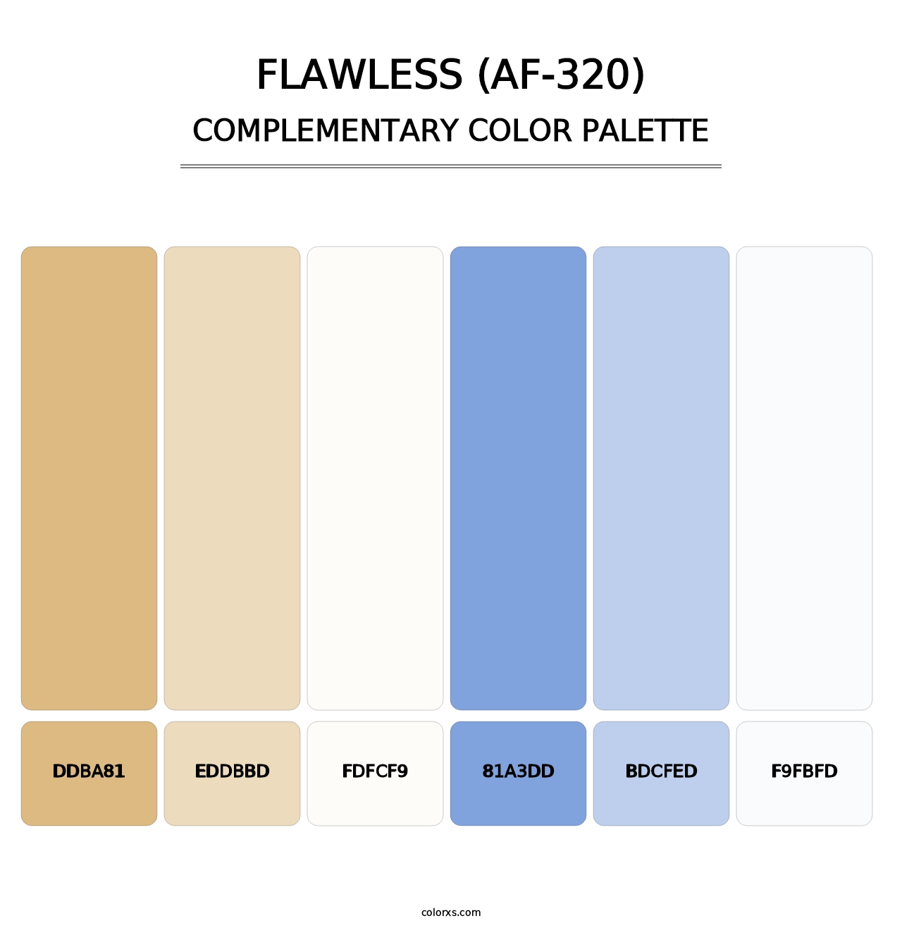 Flawless (AF-320) - Complementary Color Palette