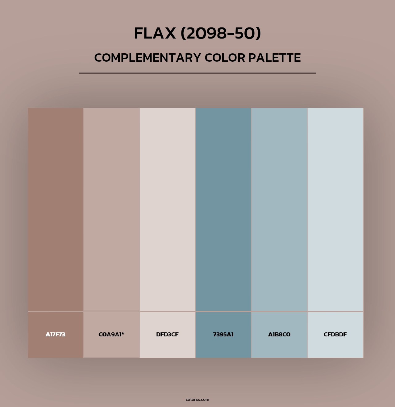 Flax (2098-50) - Complementary Color Palette