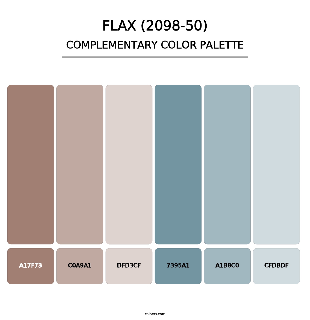 Flax (2098-50) - Complementary Color Palette