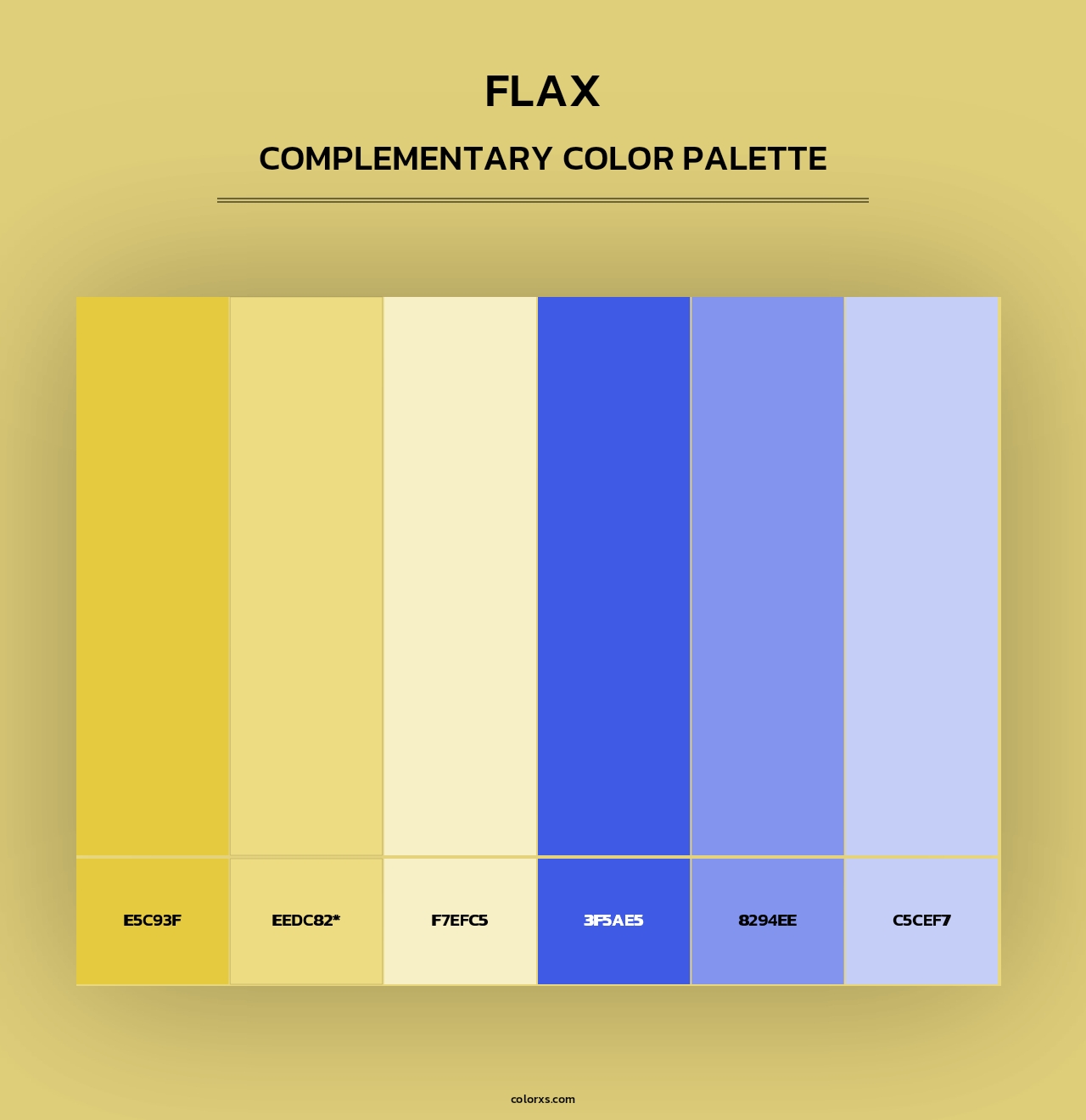 Flax - Complementary Color Palette