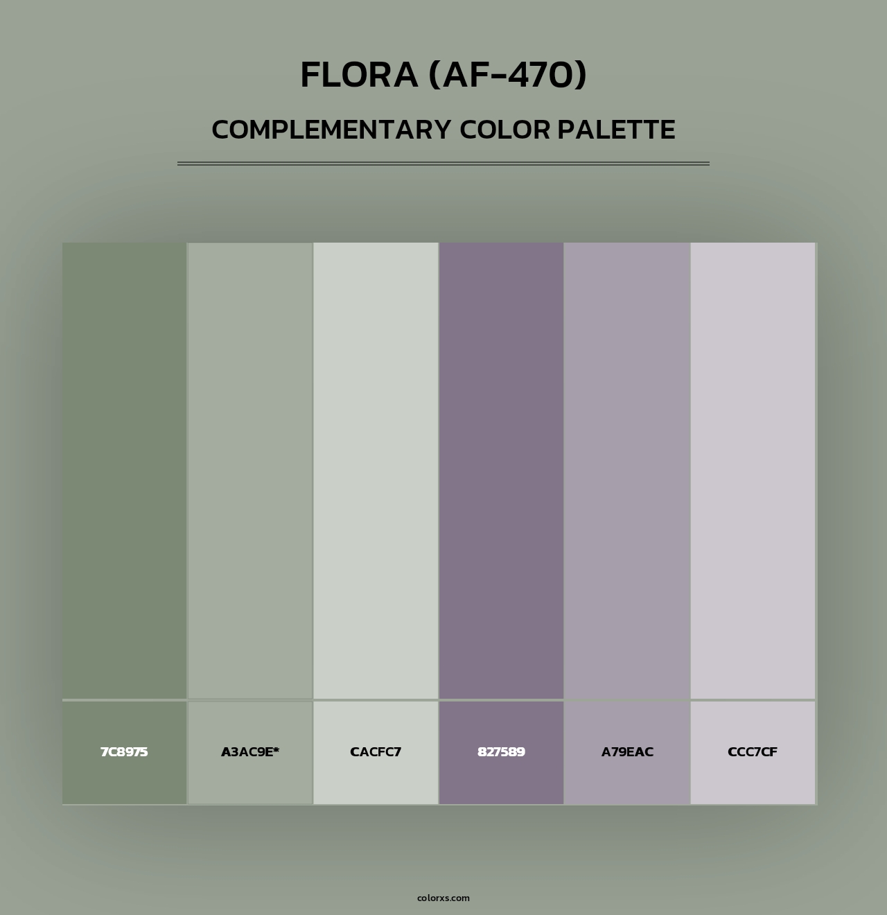 Flora (AF-470) - Complementary Color Palette
