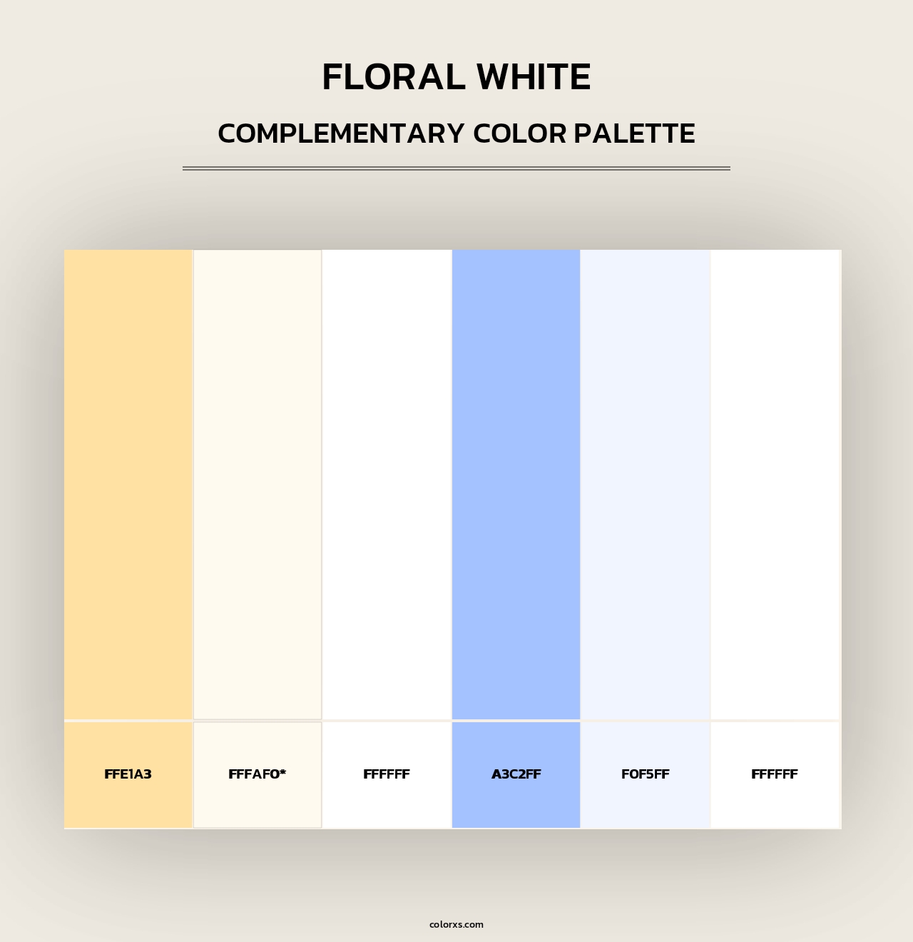 Floral White - Complementary Color Palette