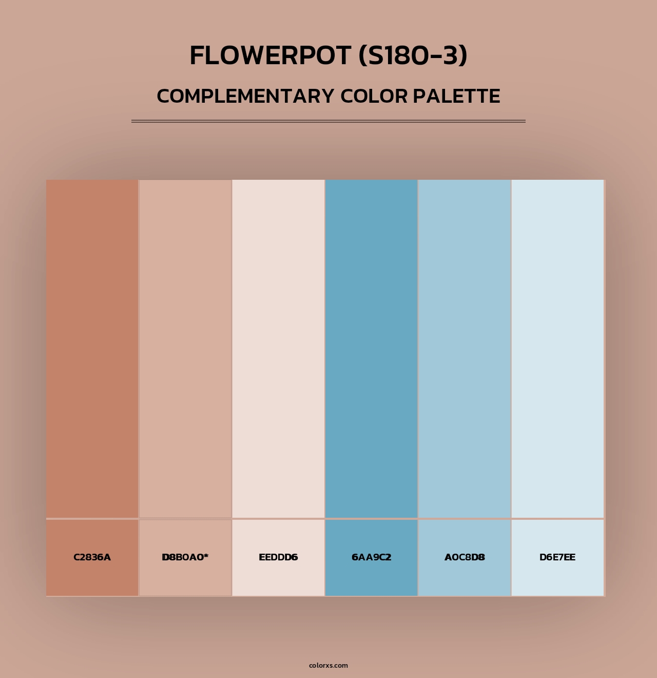 Flowerpot (S180-3) - Complementary Color Palette