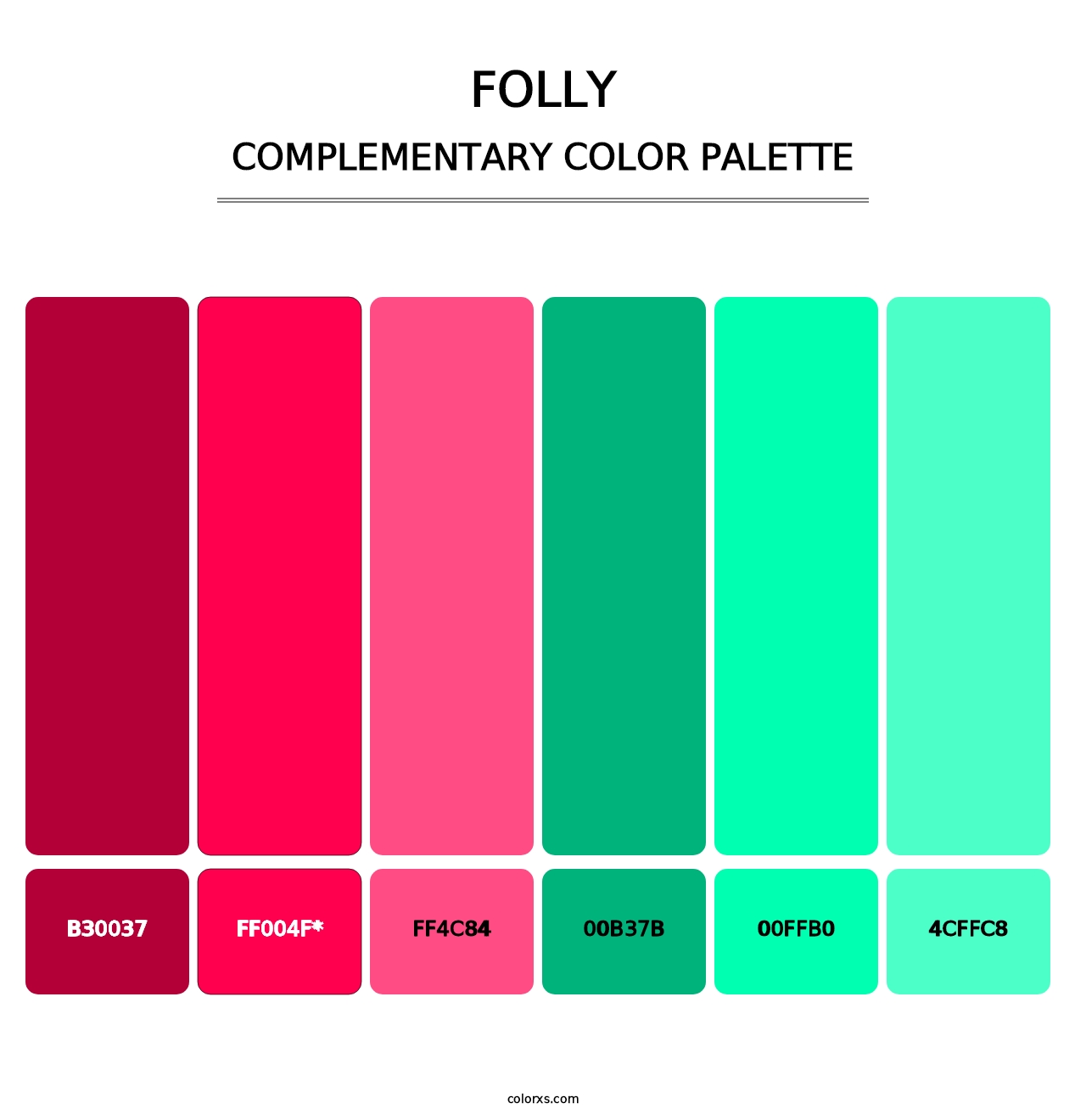 Folly - Complementary Color Palette