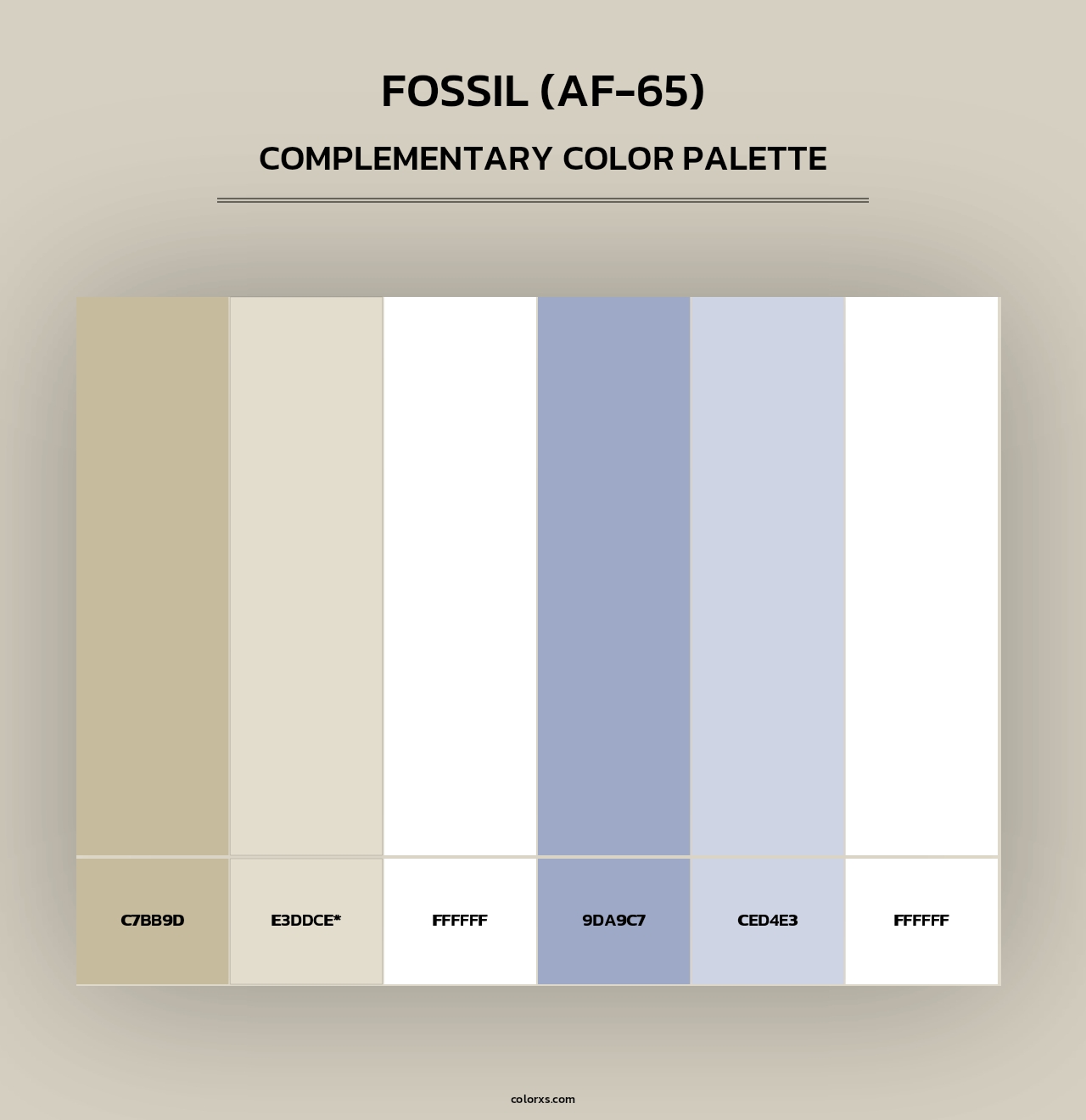 Fossil (AF-65) - Complementary Color Palette
