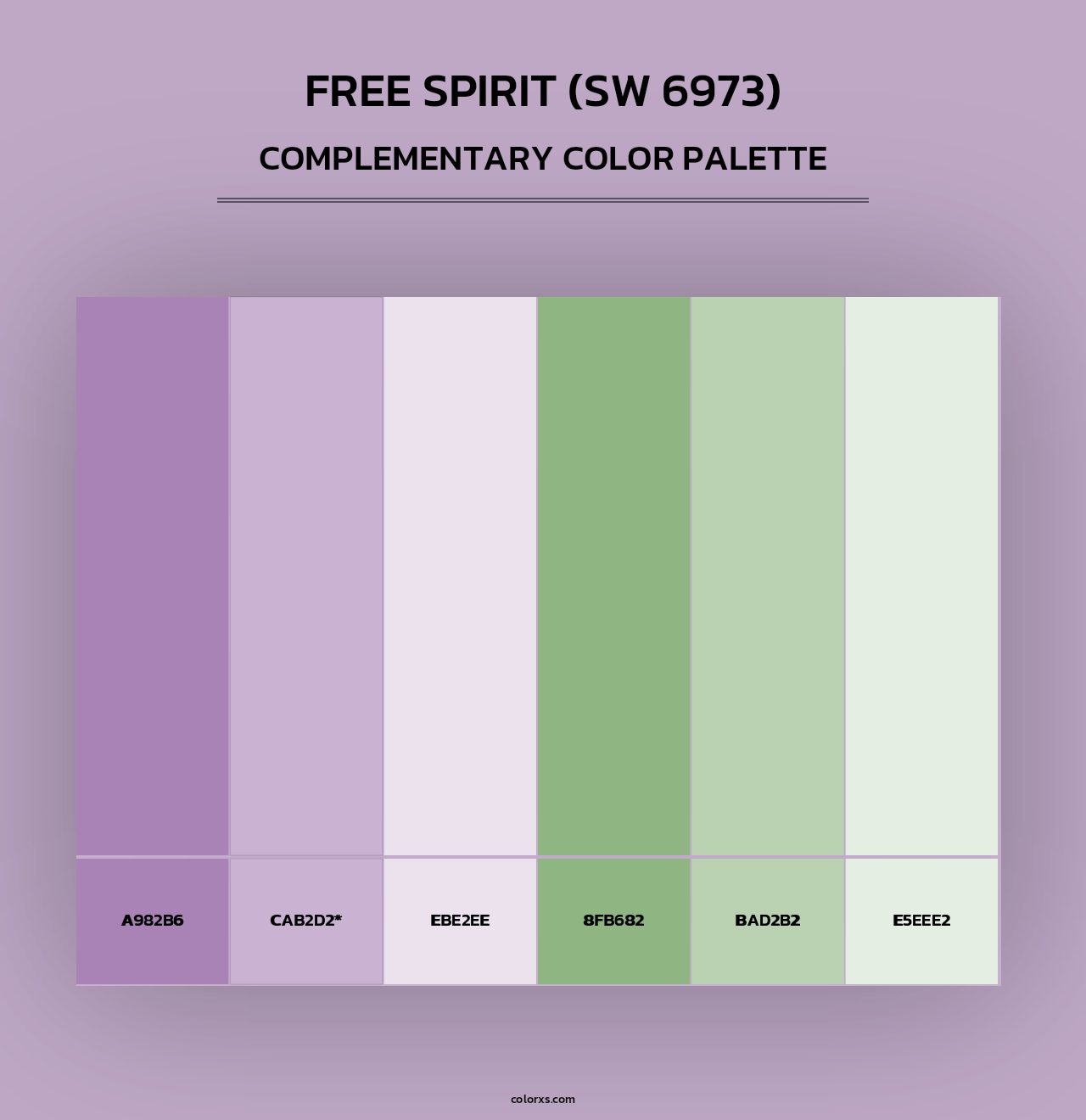 Free Spirit (SW 6973) - Complementary Color Palette