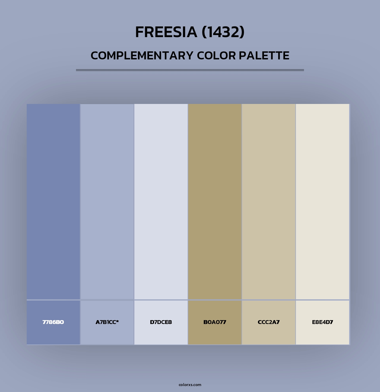 Freesia (1432) - Complementary Color Palette