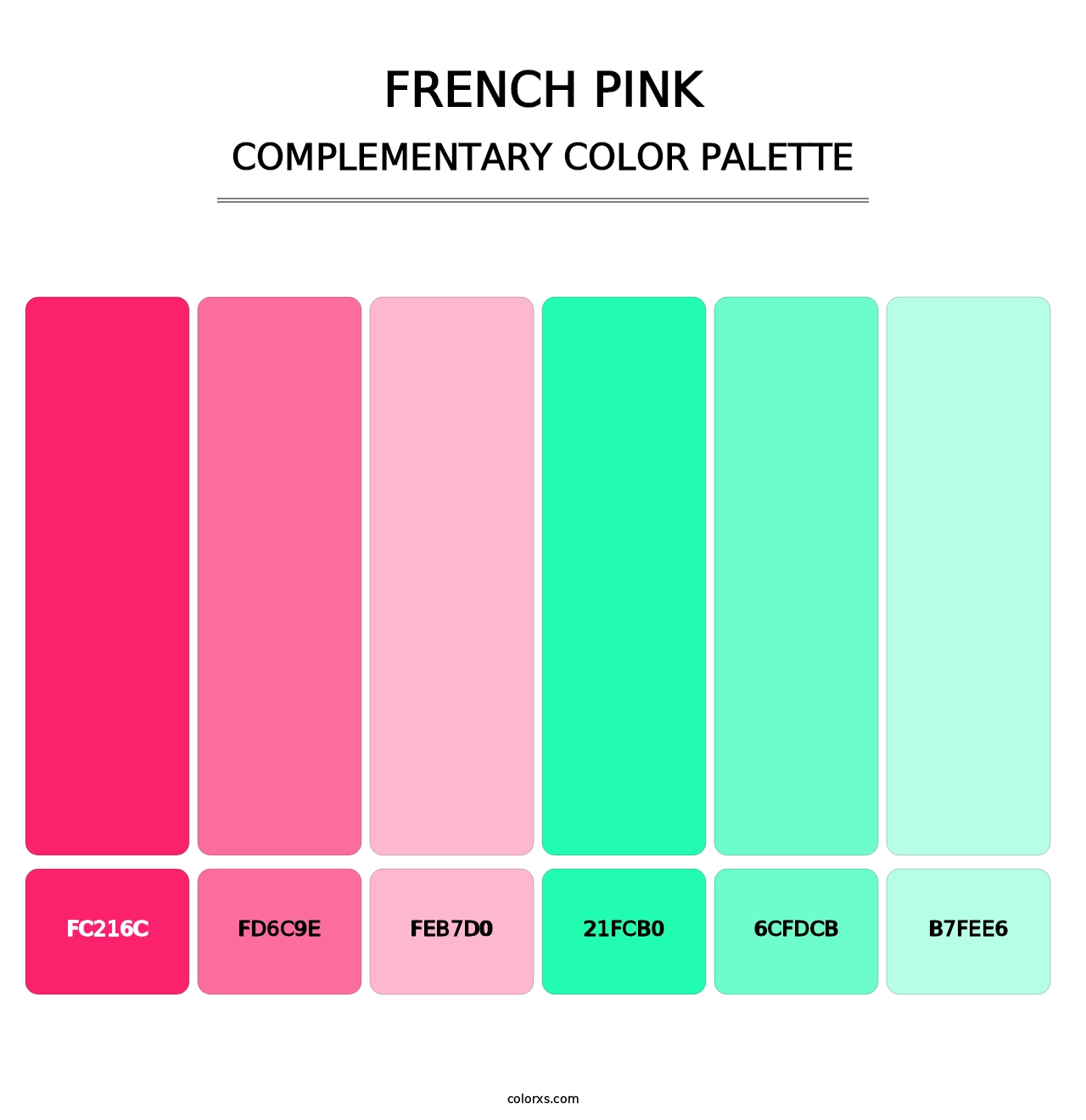 French Pink - Complementary Color Palette