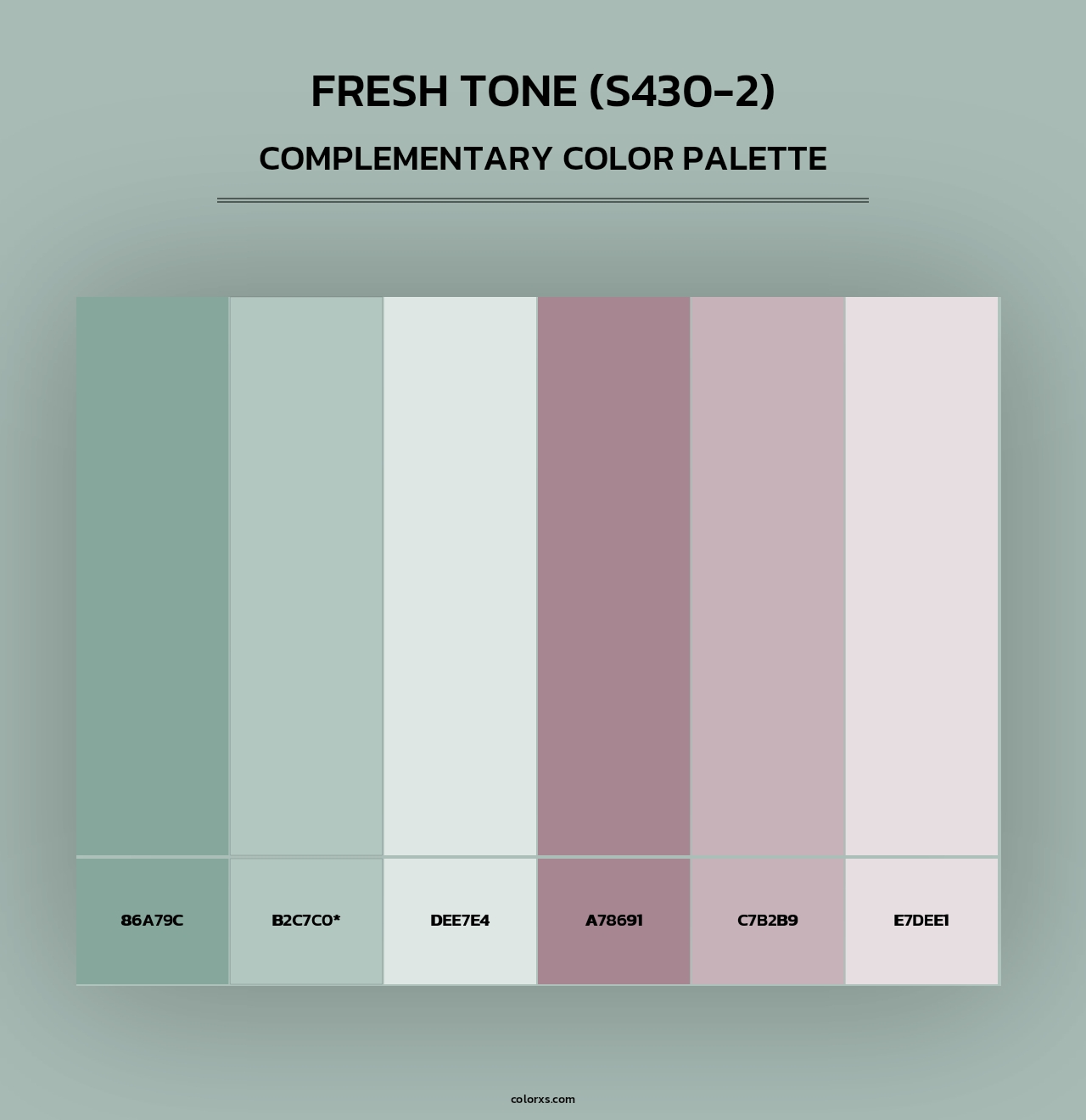 Fresh Tone (S430-2) - Complementary Color Palette