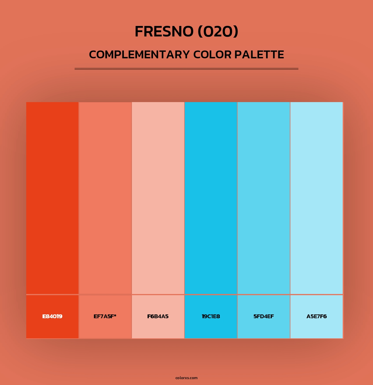 Fresno (020) - Complementary Color Palette