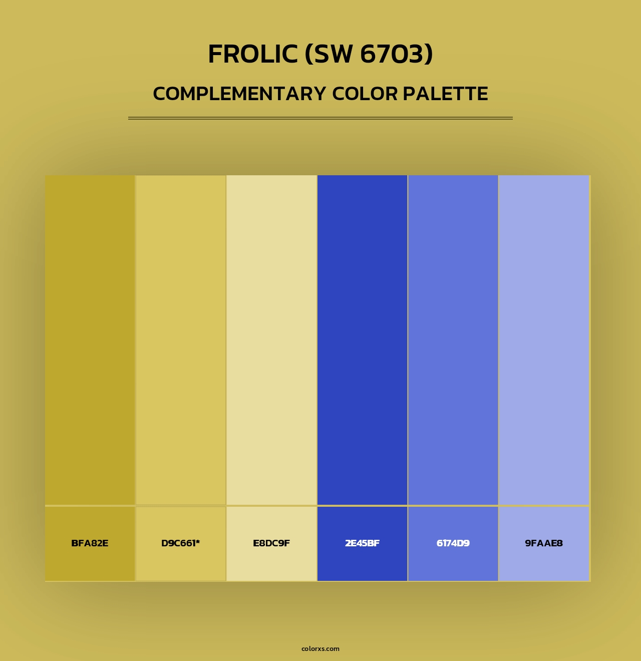 Frolic (SW 6703) - Complementary Color Palette