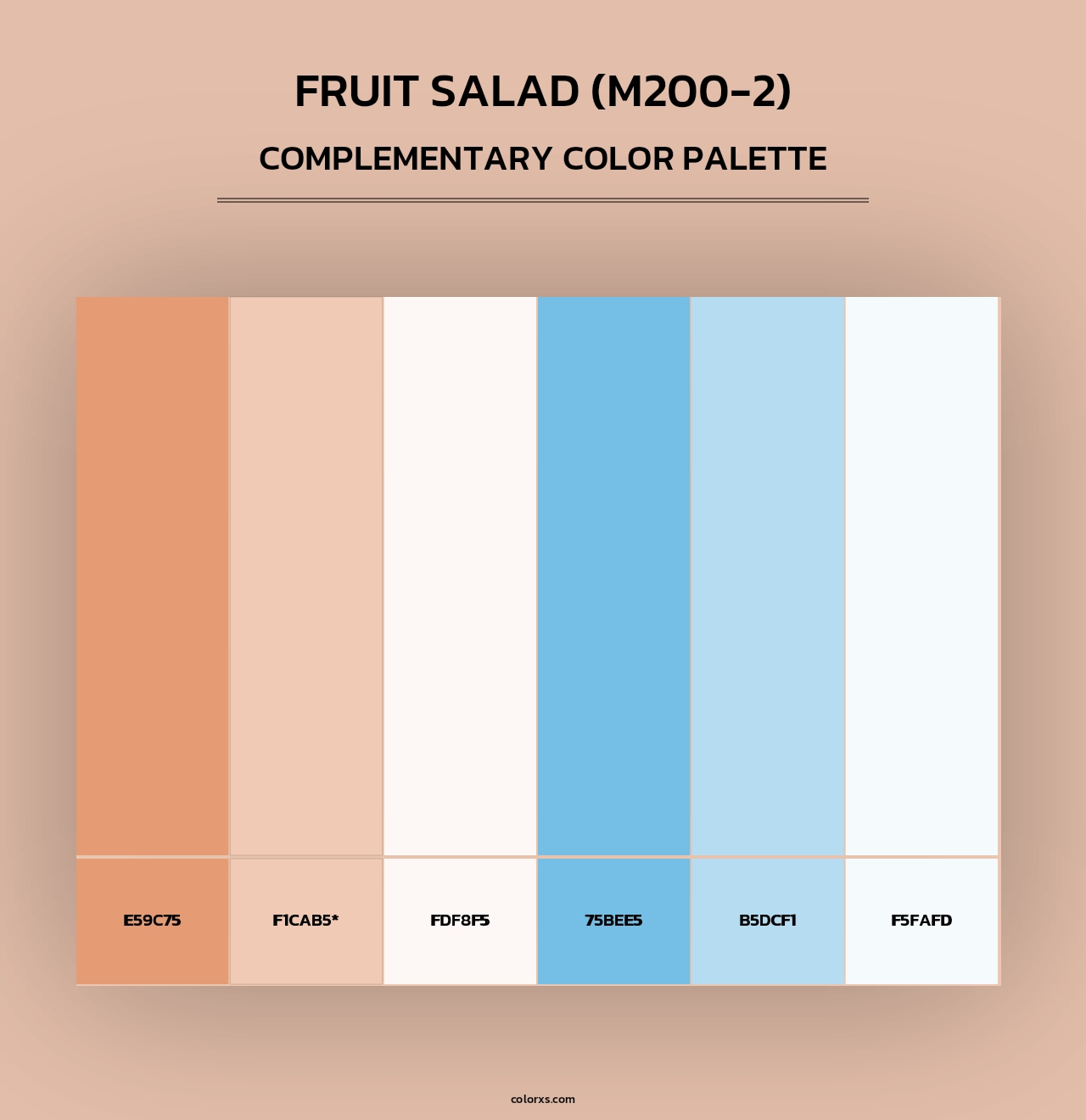 Fruit Salad (M200-2) - Complementary Color Palette