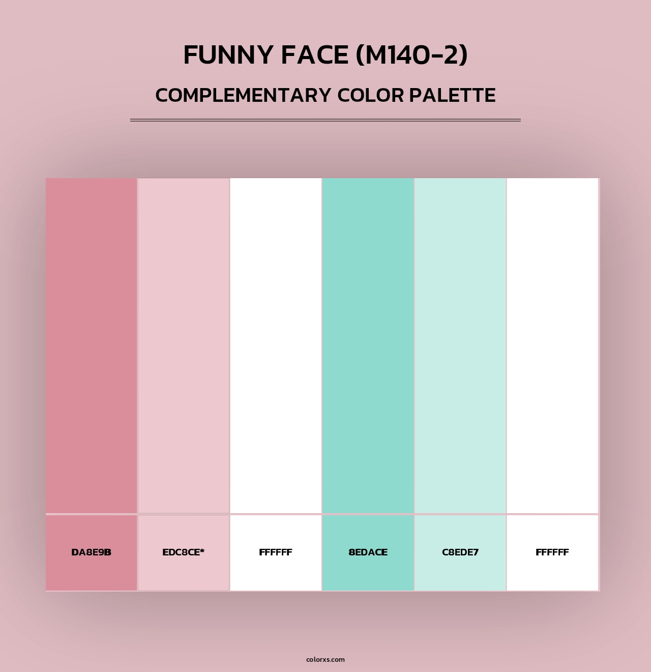 Funny Face (M140-2) - Complementary Color Palette