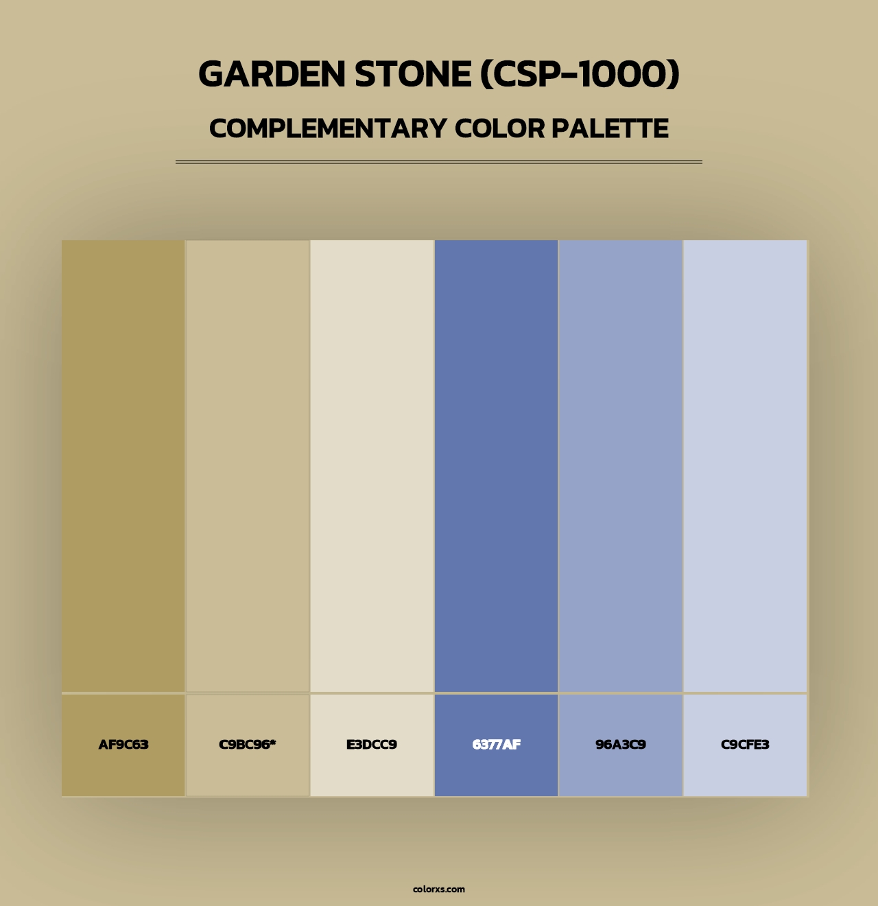 Garden Stone (CSP-1000) - Complementary Color Palette