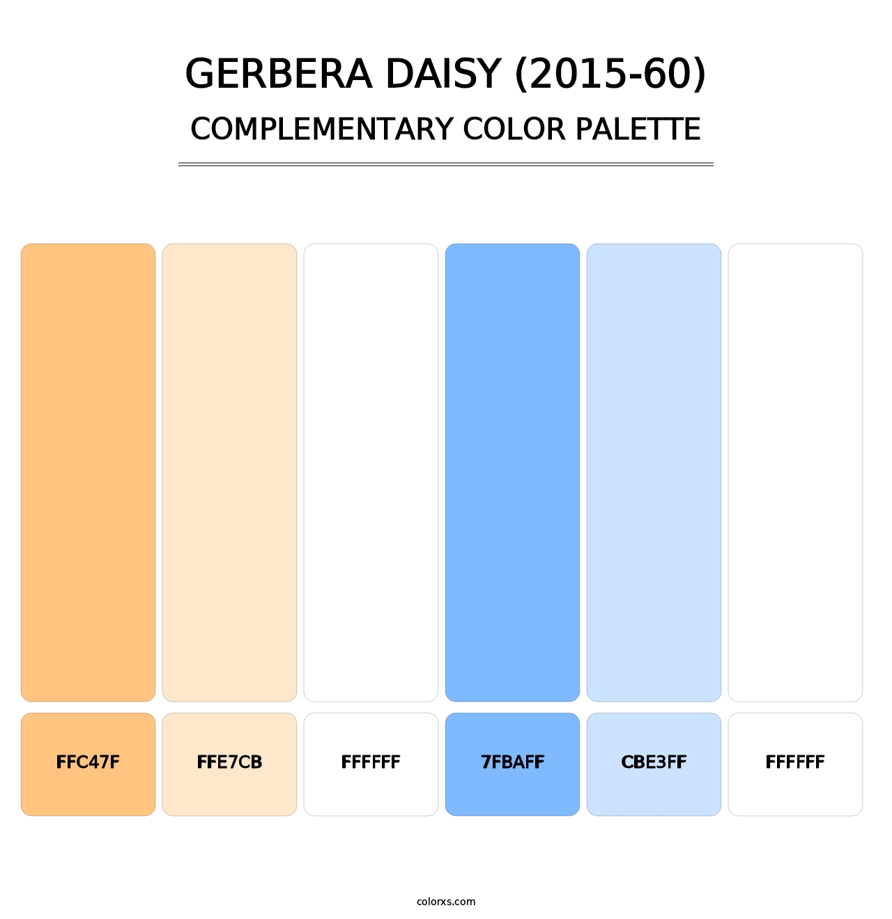 Gerbera Daisy (2015-60) - Complementary Color Palette