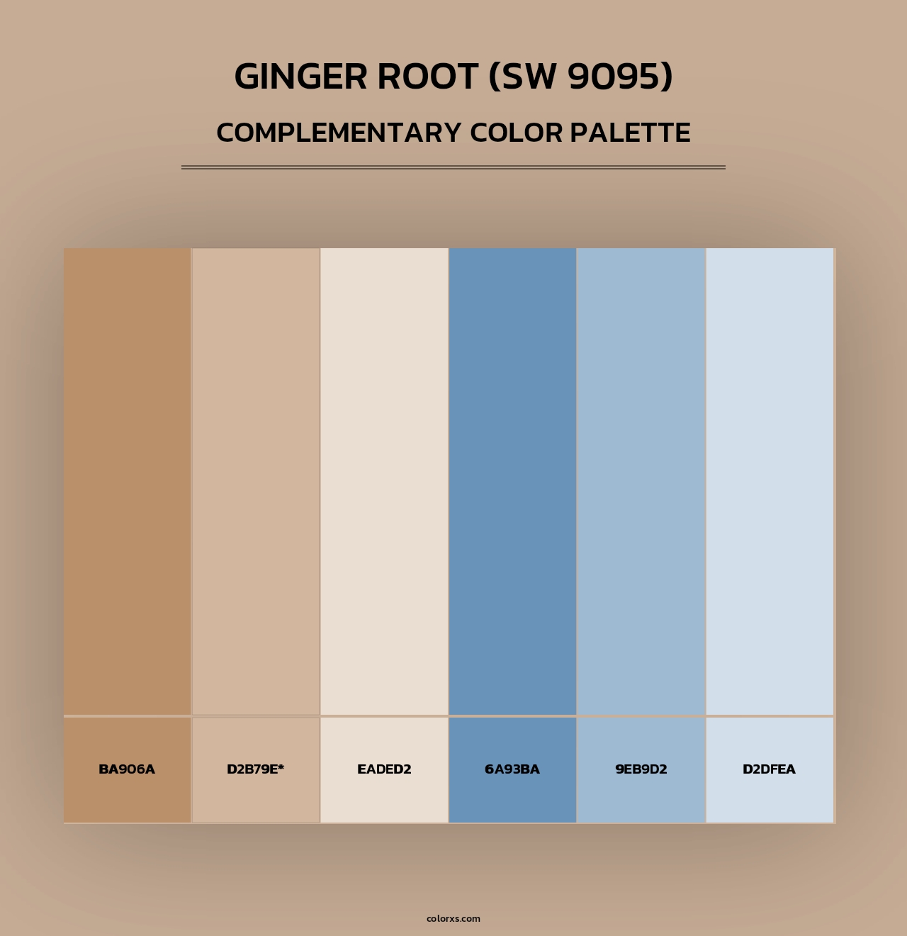 Ginger Root (SW 9095) - Complementary Color Palette