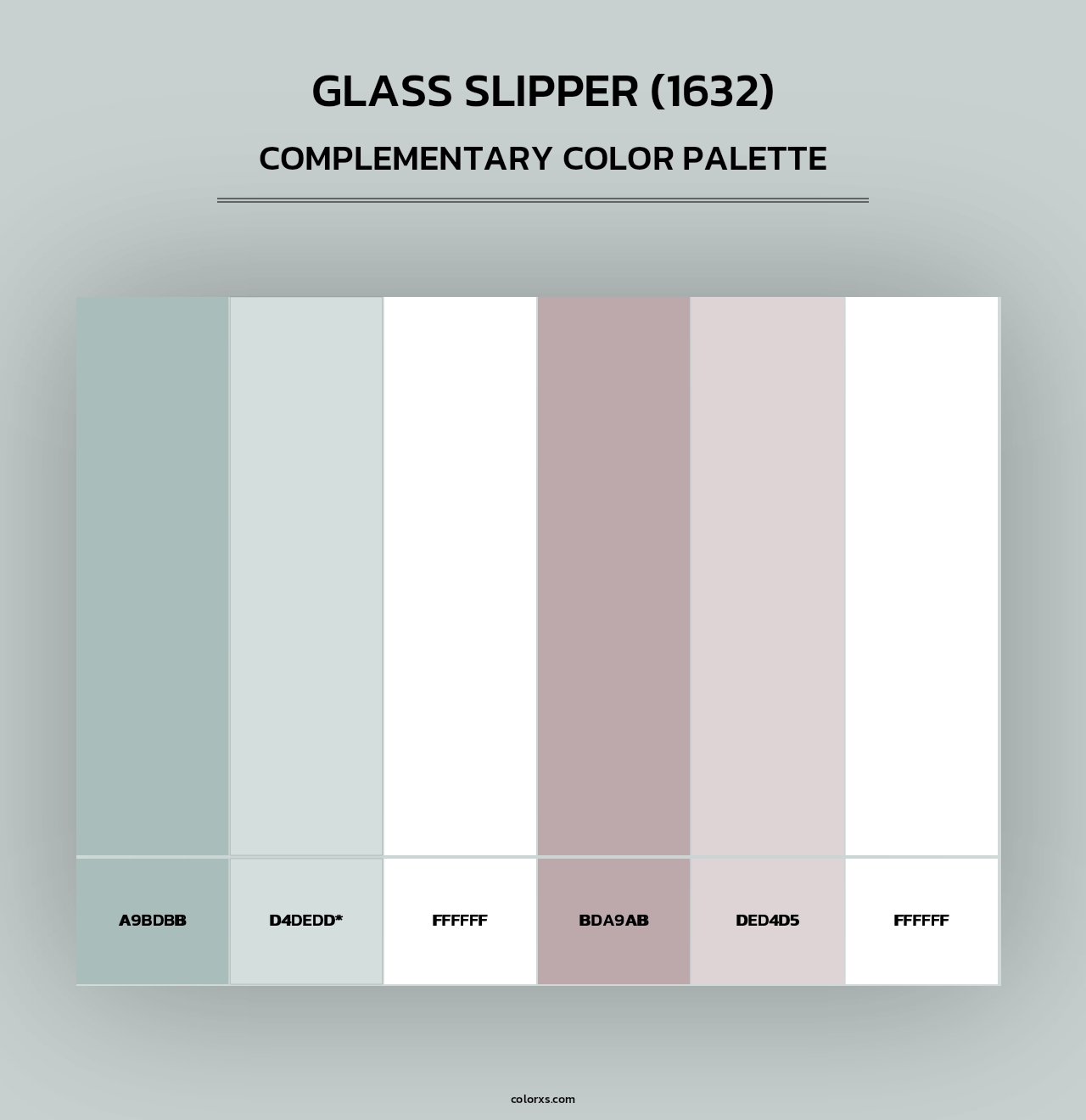 Glass Slipper (1632) - Complementary Color Palette