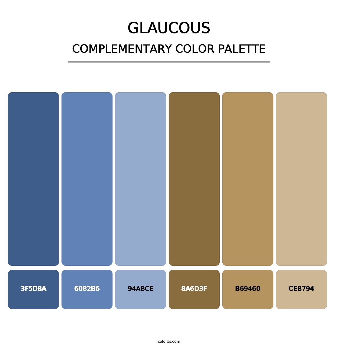 Glaucous - Complementary Color Palette