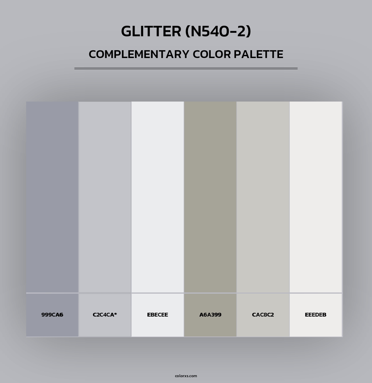 Glitter (N540-2) - Complementary Color Palette