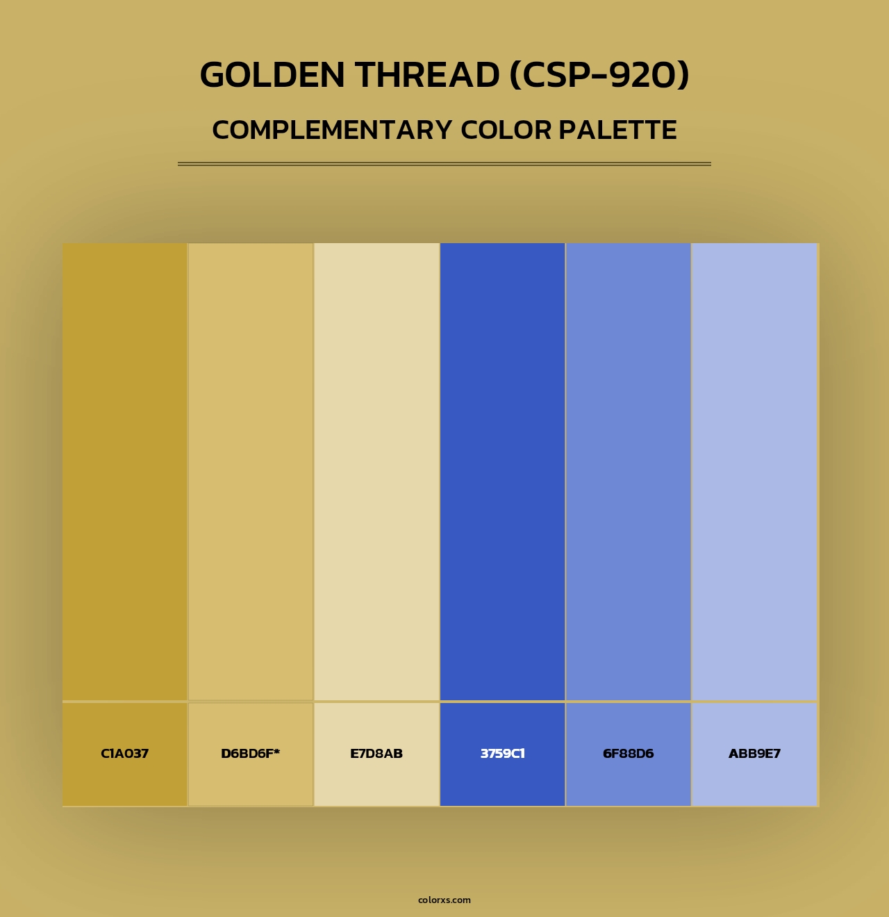 Golden Thread (CSP-920) - Complementary Color Palette